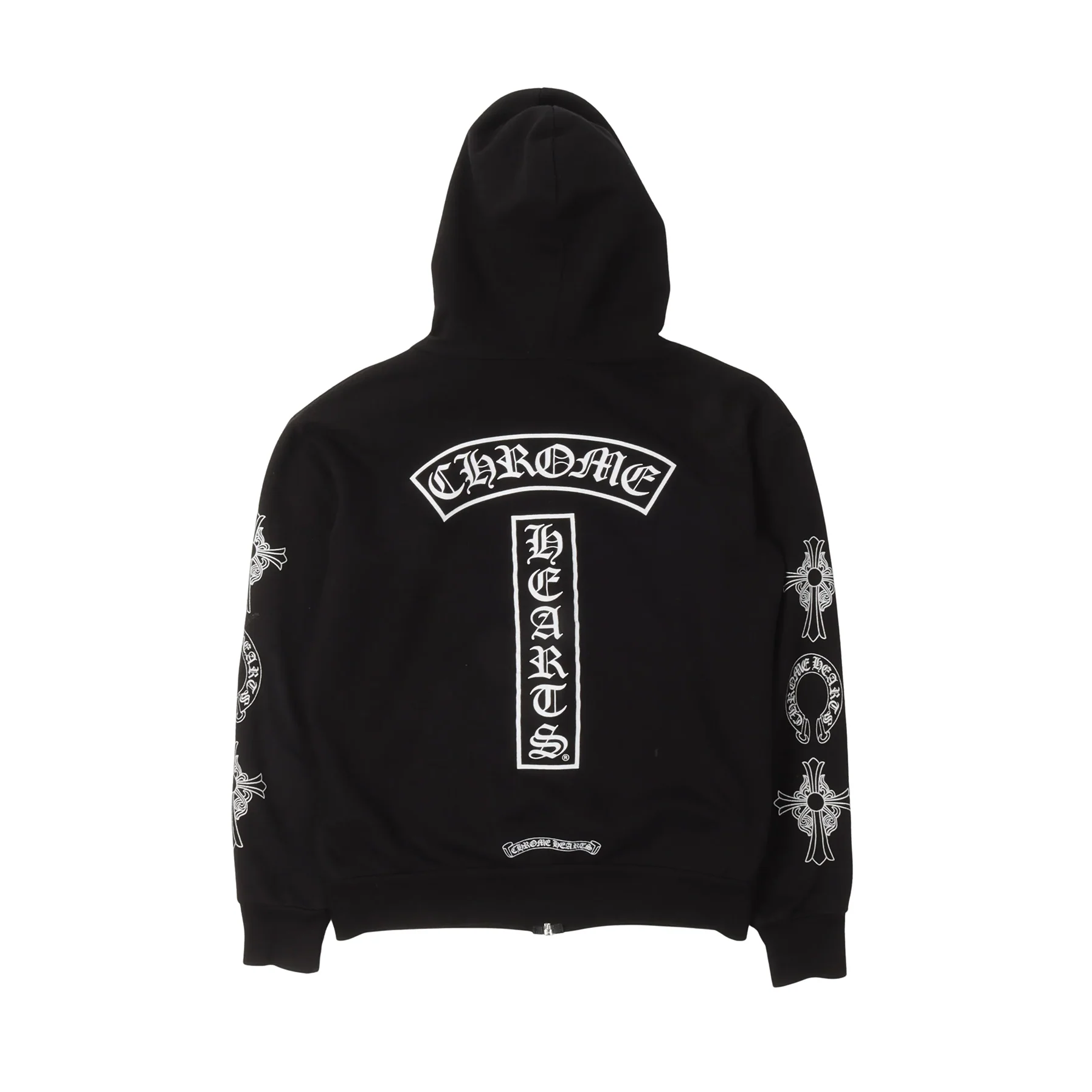 Chrome Hearts T-Bar Zip Up Hoodie (Women's) [USED] - XL (Used) - Image 2