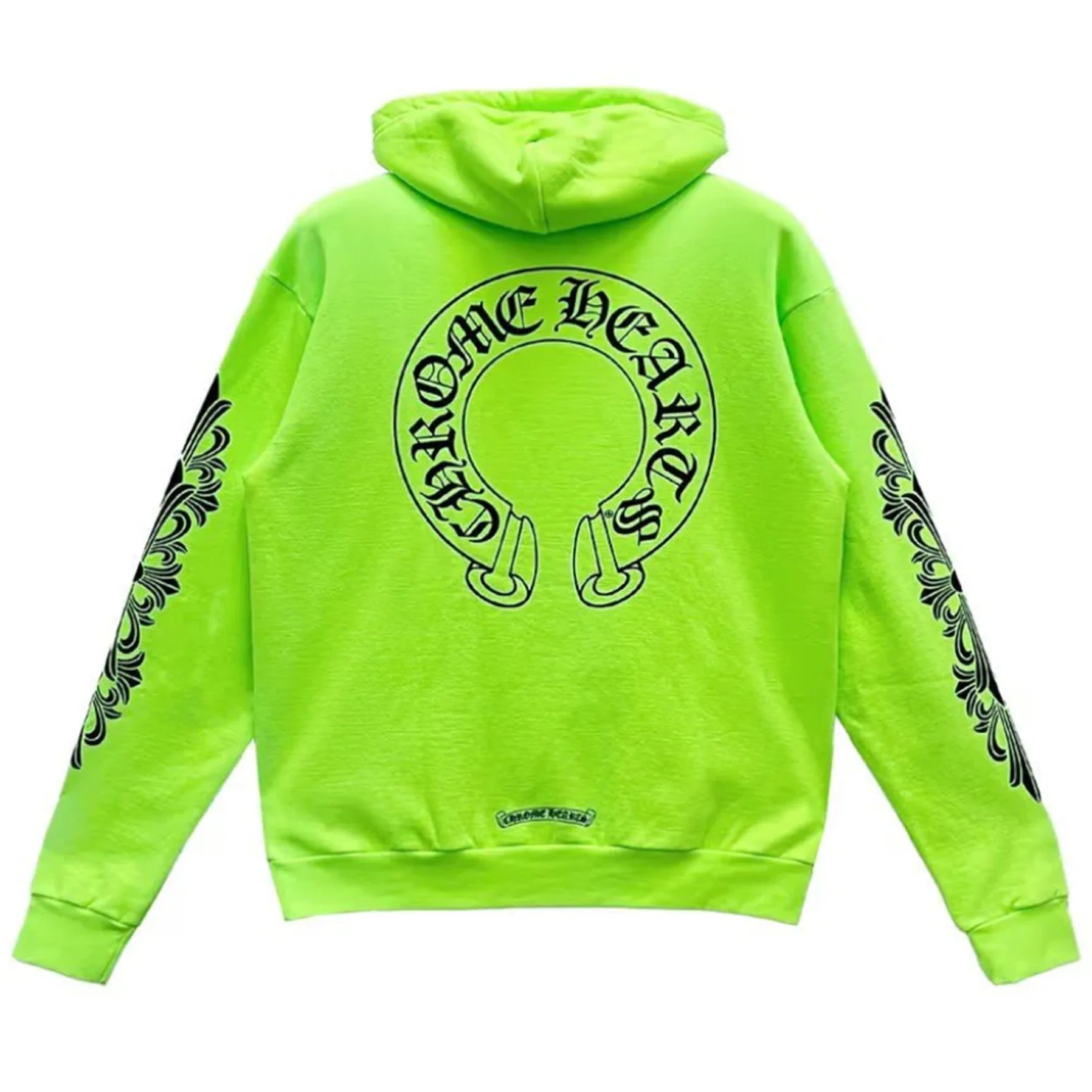 Chrome Hearts Ultra Festival Hoodie 'Neon Green' [USED] - S (Used) - Image 2