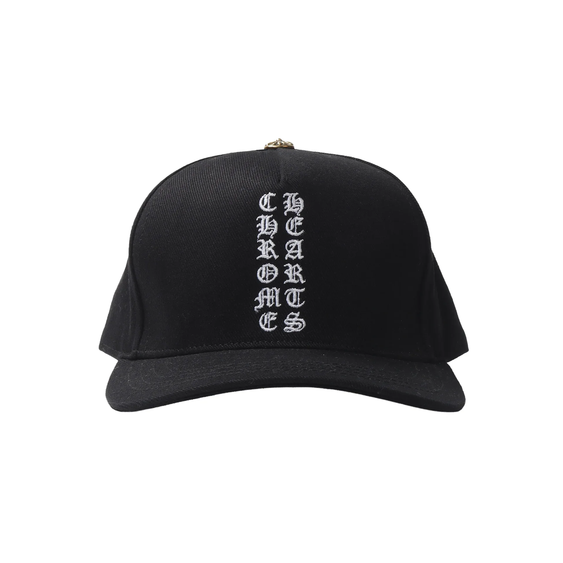 Chrome Hearts Vertical Logo Hat Black