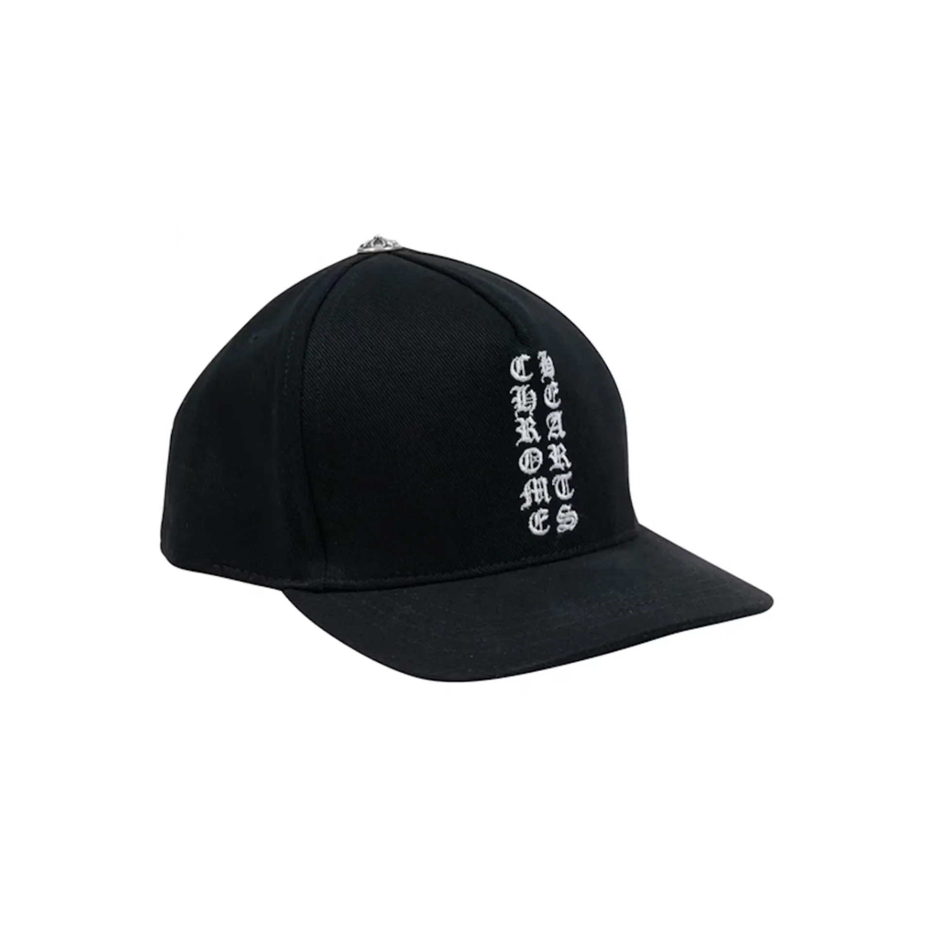 Chrome Hearts Vertical Logo Hat Black - Image 2