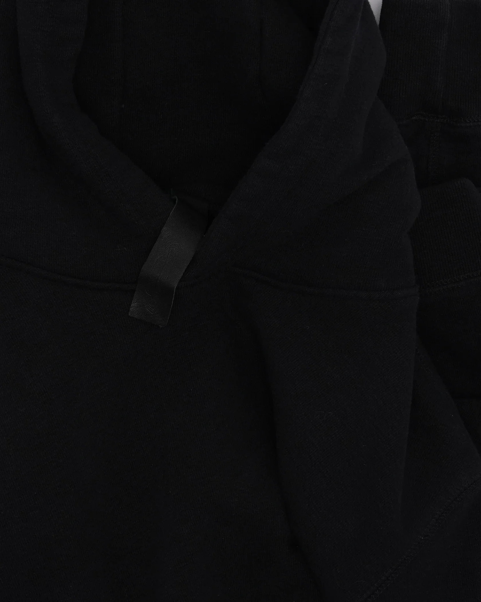 Chrome Hearts Vertical Logo Plus Cross Patch Hoodie Black - Image 4