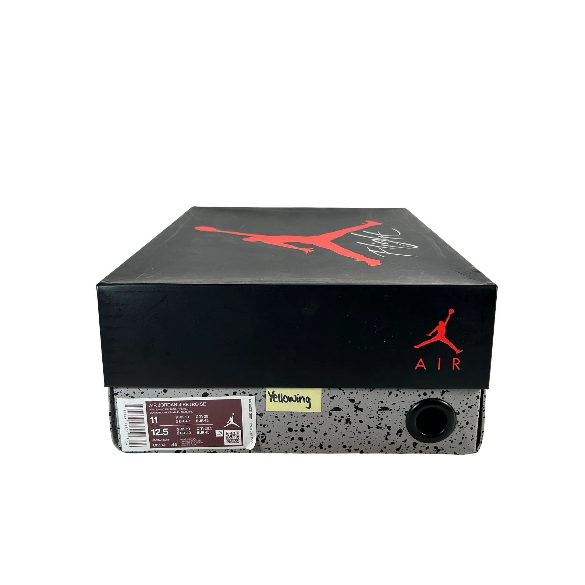 CI1184 140 Jordan 4 Retro What The - 11 M (Yellowing) - Image 7