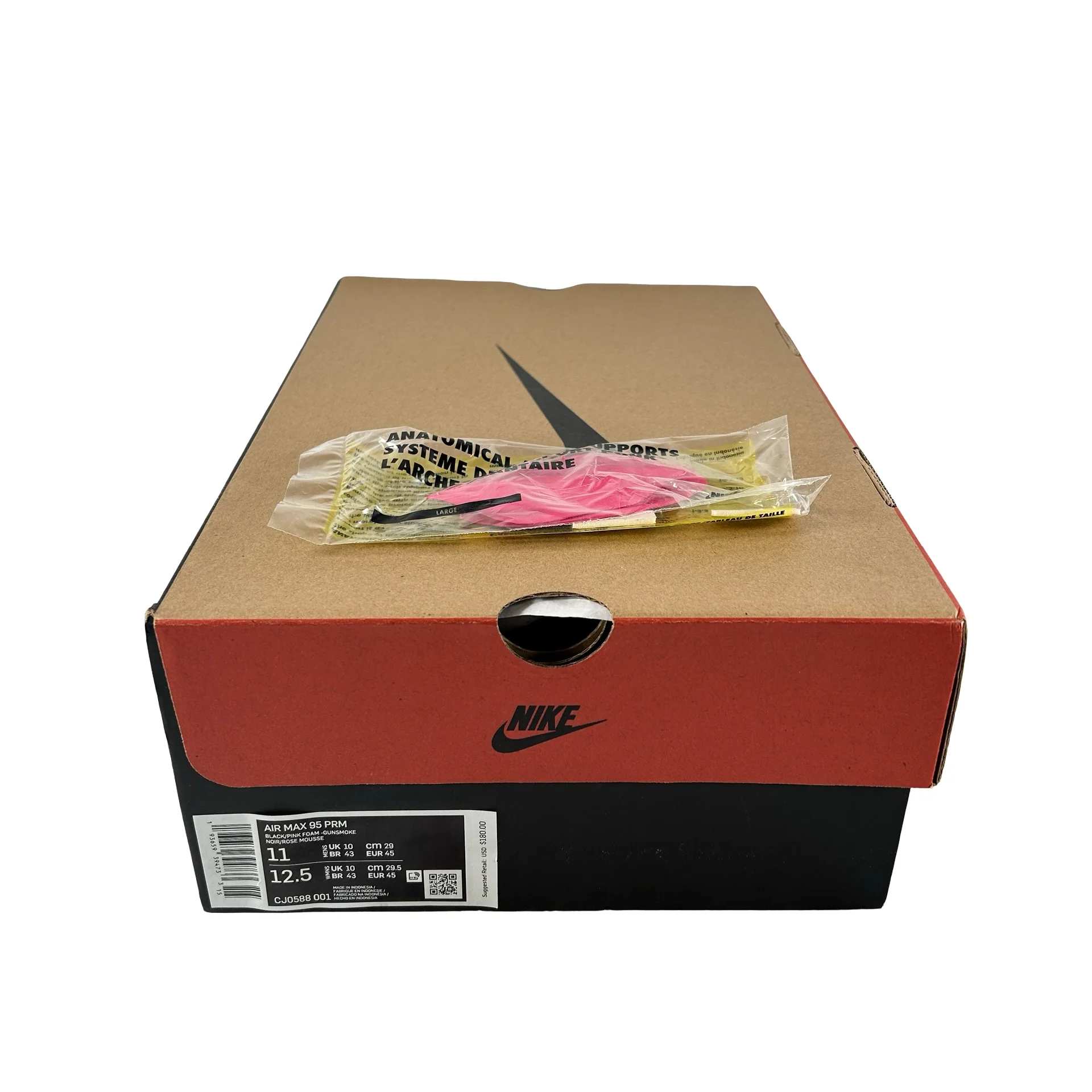 CJ0588 001 Nike Air Max 95 Gunsmoke Pink Foam [USED] - 11 M (Used) - Image 7