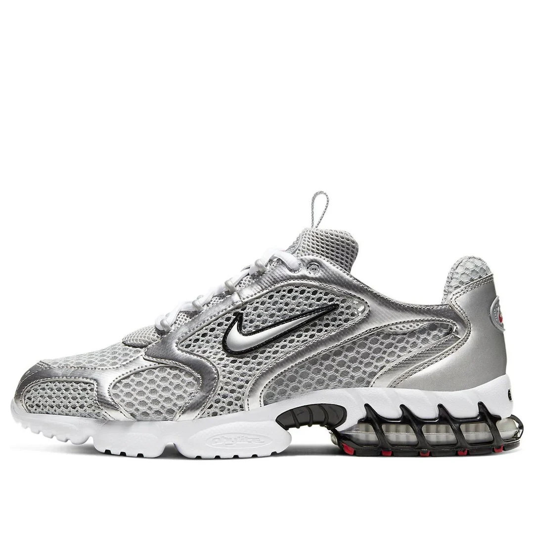 CJ1288 001 Nike Air Zoom Spiridon Cage 2 Metallic Silver