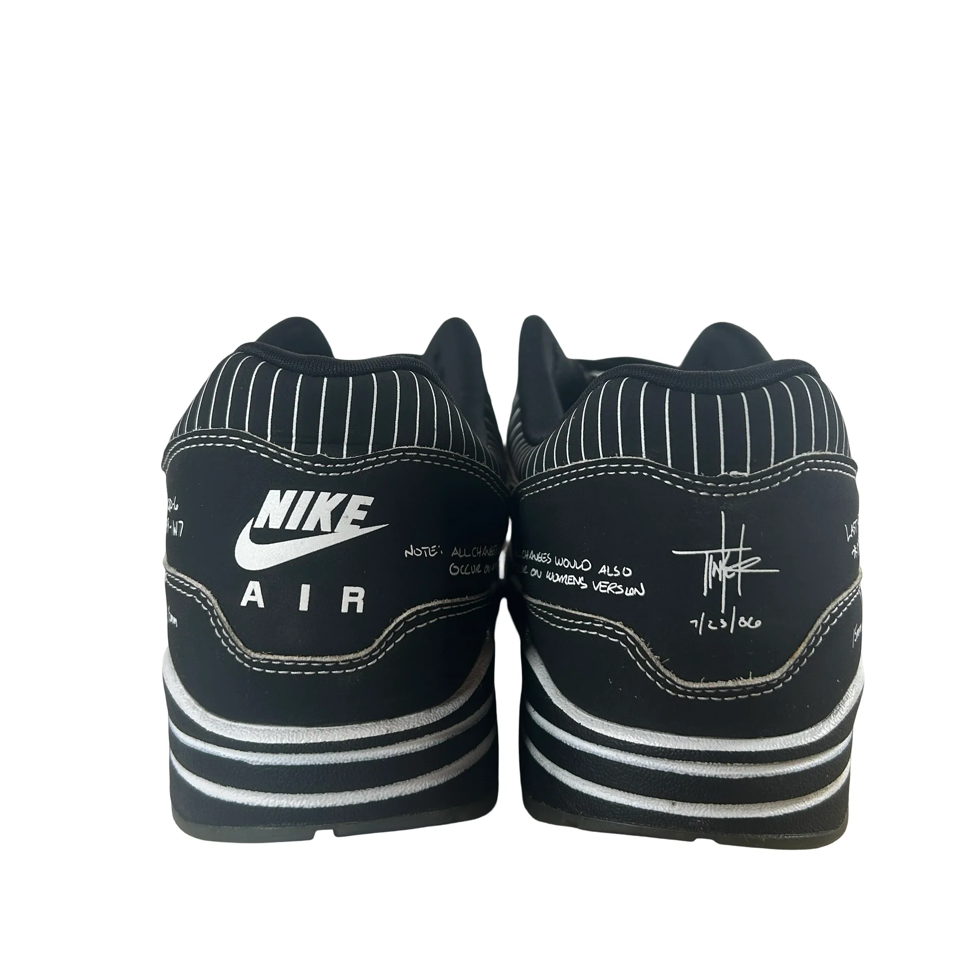 CJ4286 001 Nike Air Max 1 Tinker Sketch to Shelf Black [USED] - 10.5 M (Used) (No Box) - Image 3