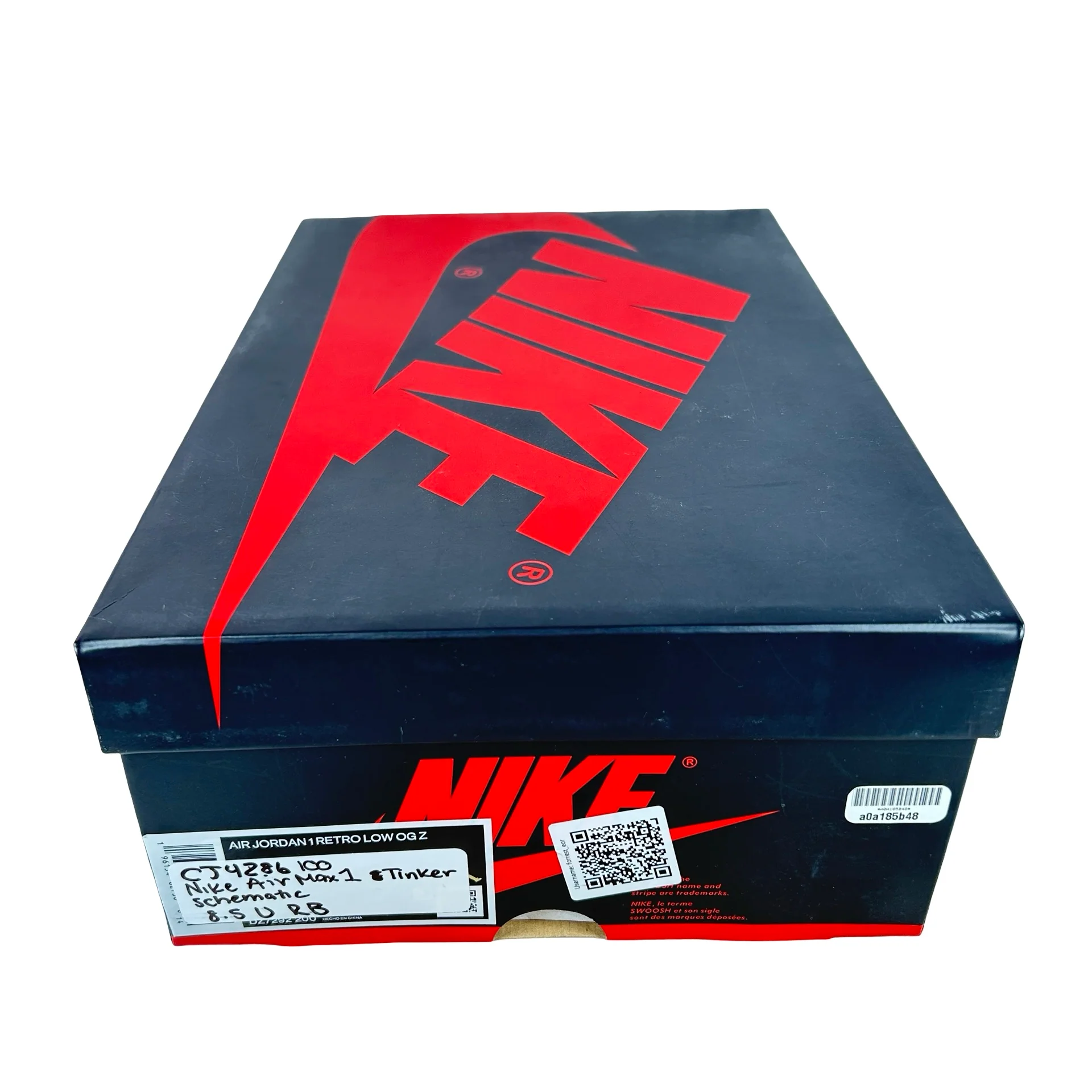 CJ4286 100 Nike Air Max 1 Tinker Schematic [USED] - 8.5 M (Used) (Replace Box) - Image 7