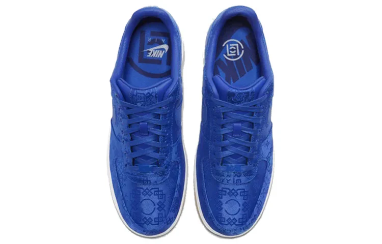 CJ5290 400 Nike Air Force 1 Low CLOT Blue Silk [NO BOX] - Image 4