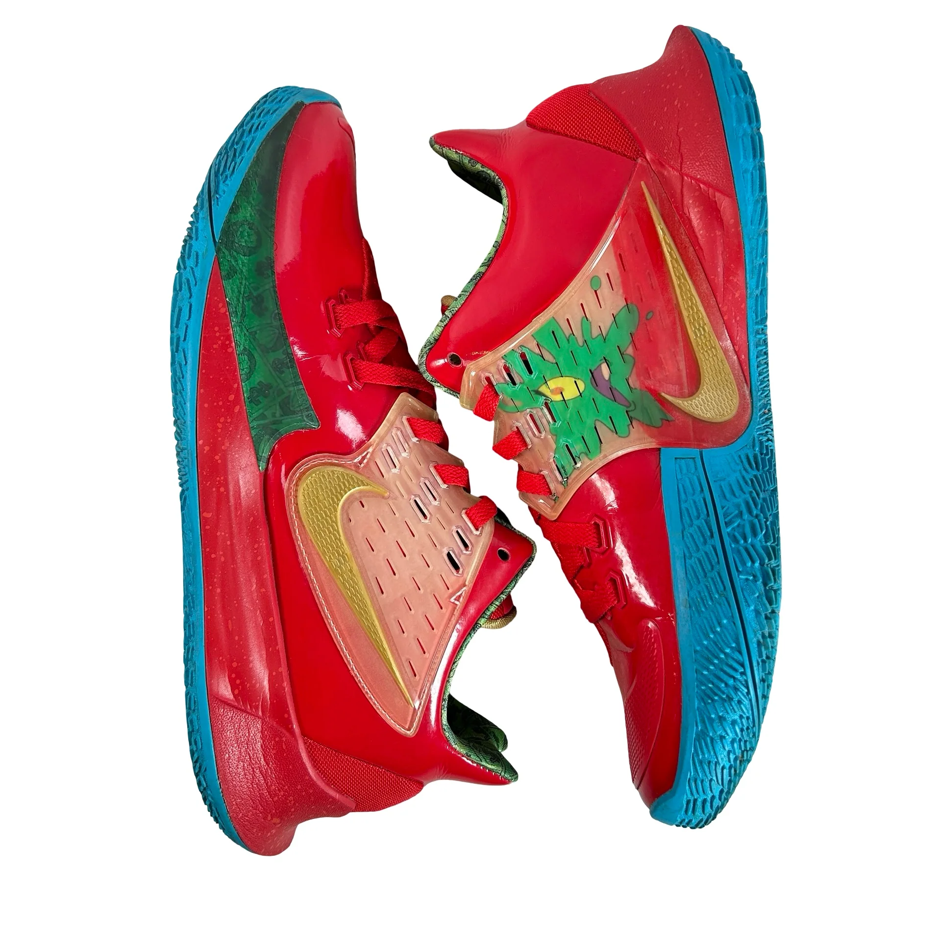 CJ6953 600 Nike Kyrie 2 Low Spongebob Mr Krabs [USED] - 10 M (Used) - Image 4