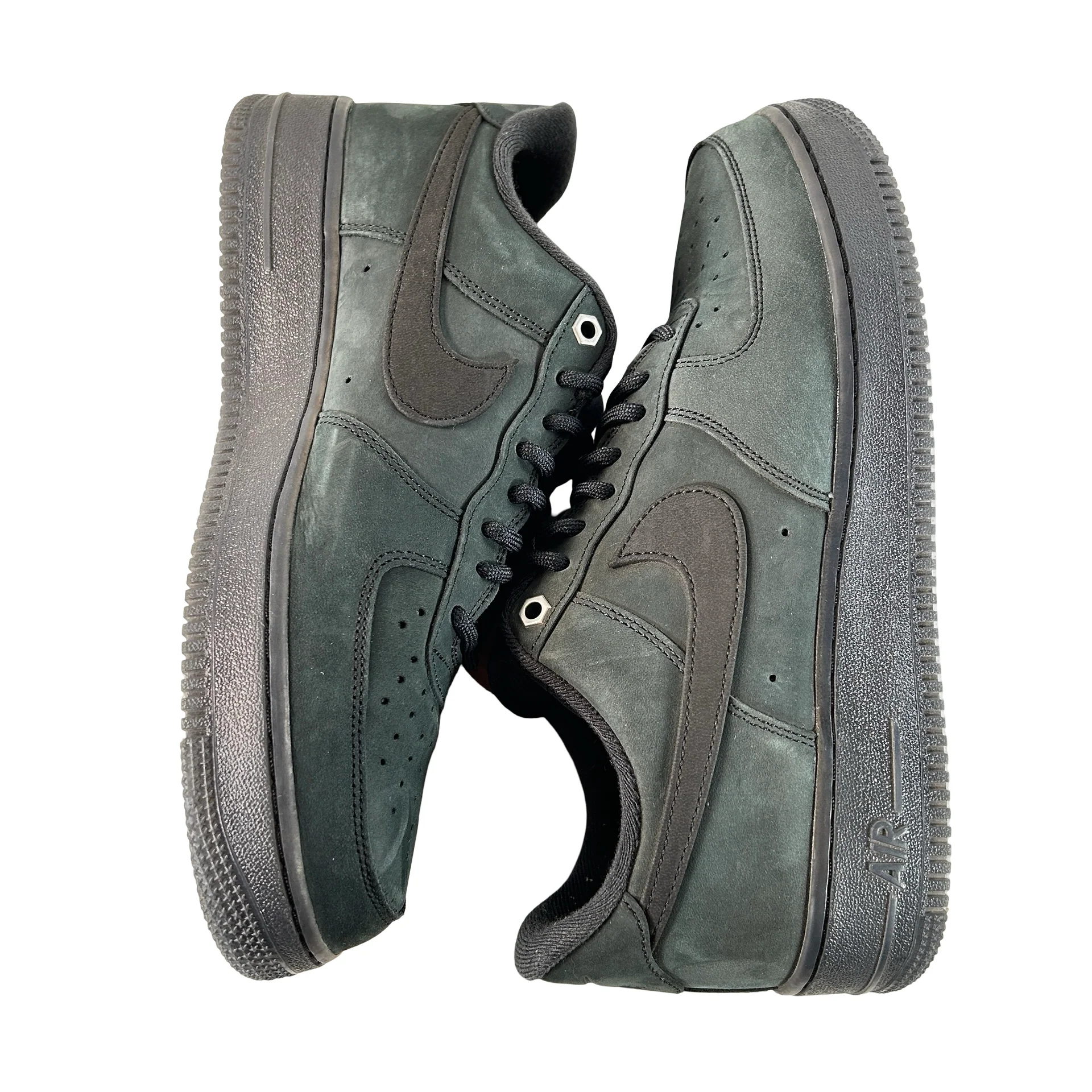 CJ9179 001 Nike Air Force 1 Low '07 WB Triple Black Nubuck [USED] - 9 M (Used) - Image 5