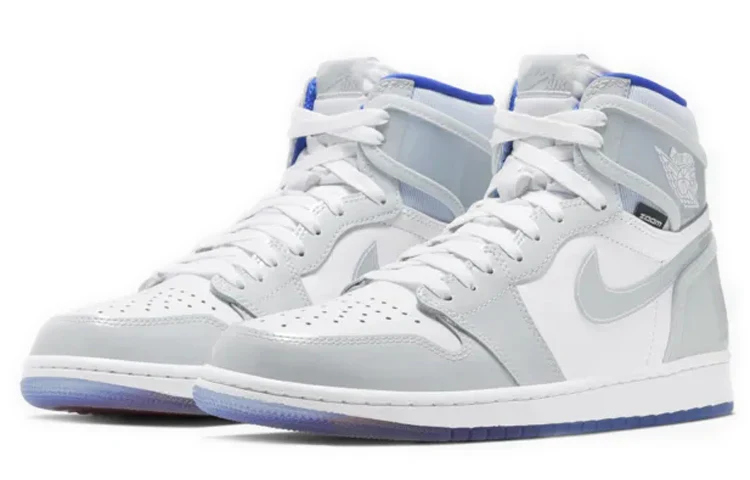 CK6637 104 Air Jordan 1 Retro High Zoom White Racer Blue - Image 3