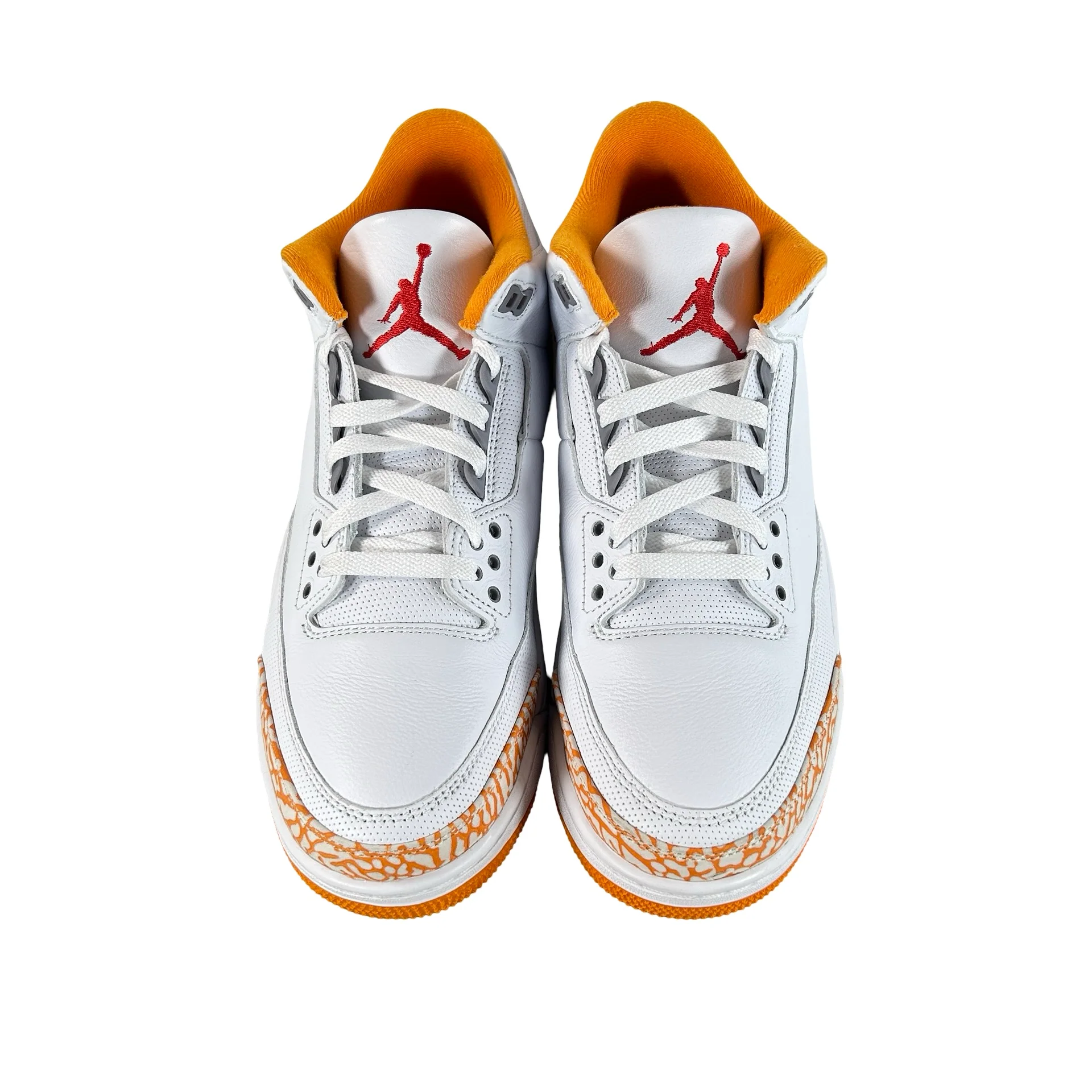CK9246 101 Jordan 3 Retro Orange Citrus (Women's) [USED] - 11 W (Used) (No Box) - Image 2