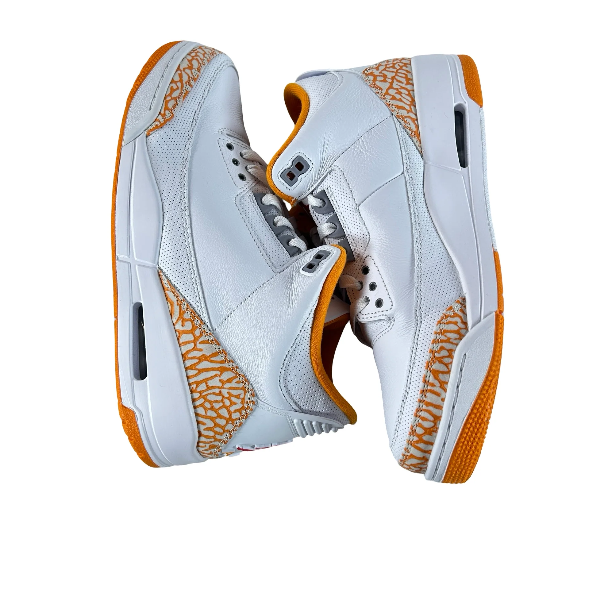 CK9246 101 Jordan 3 Retro Orange Citrus (Women's) [USED] - 11 W (Used) (No Box) - Image 4
