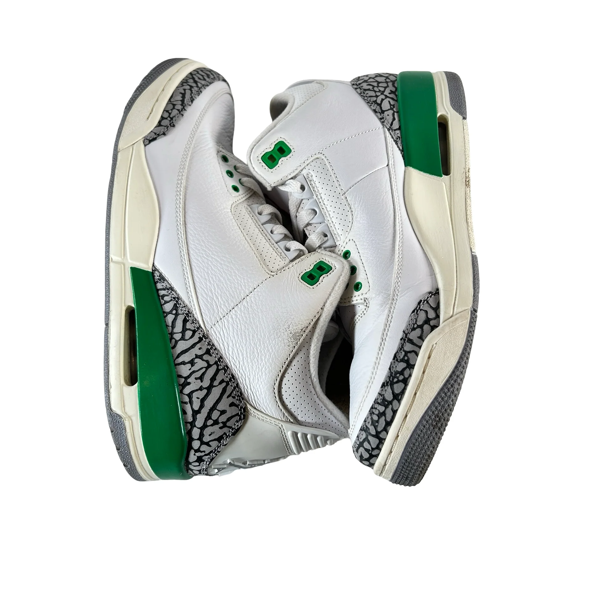 CK9246 136 Jordan 3 Retro Lucky Green (W) [USED] - 11 W (Used) - Image 4