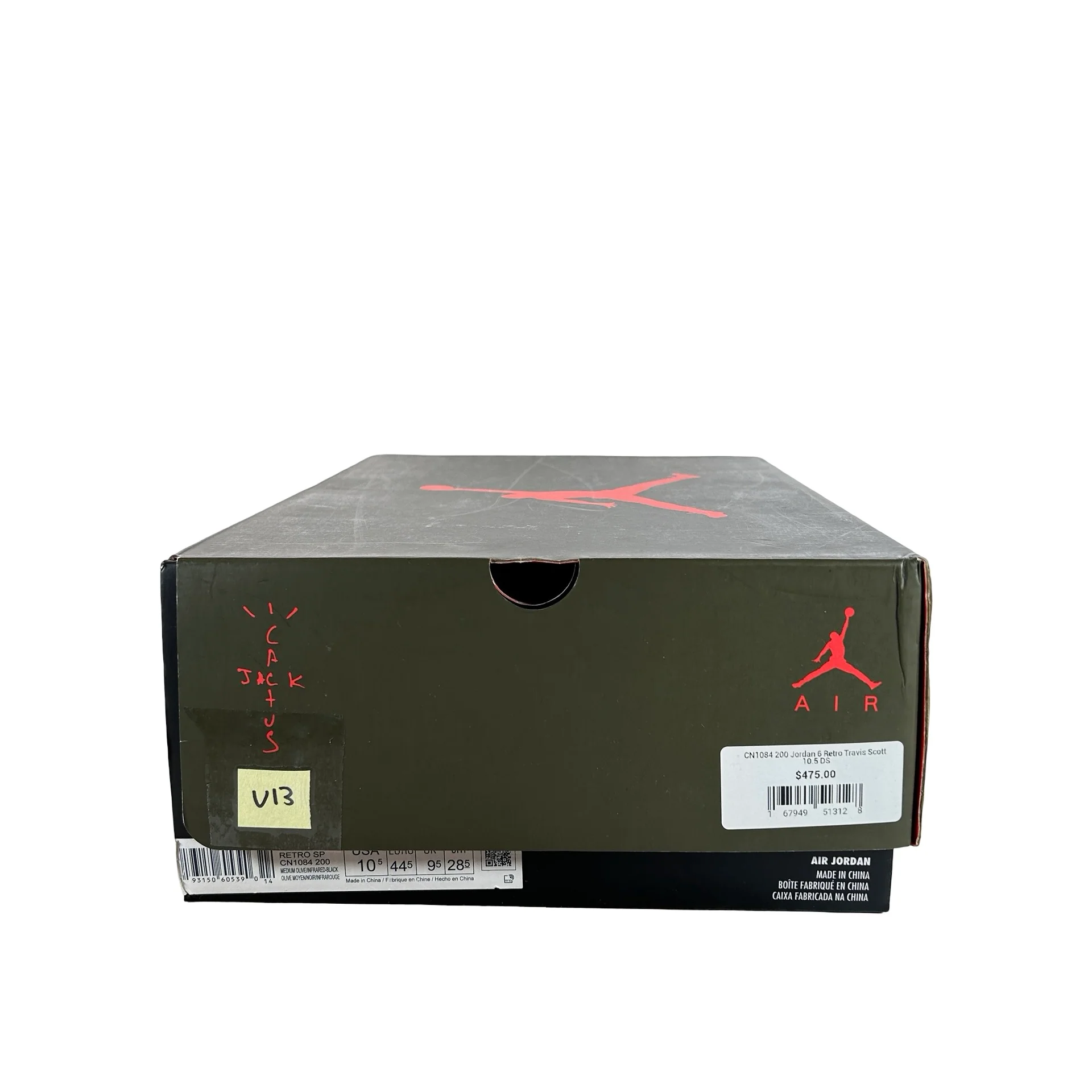 CN1084 200 Air Jordan 6 Retro Travis Scott [USED] - 10.5 M (Used13) - Image 7