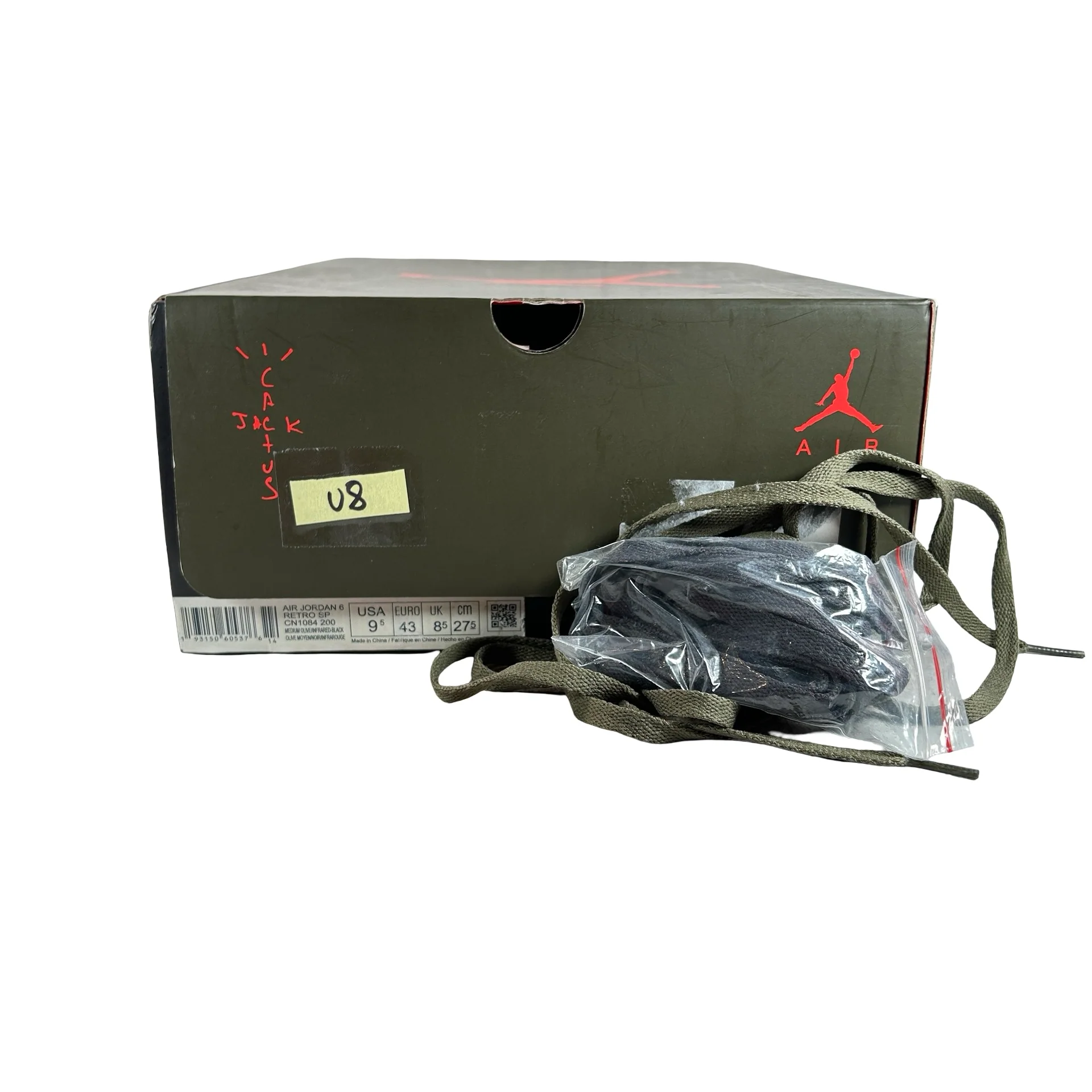 CN1084 200 Jordan 6 Retro Travis Scott [USED] - 9.5 M (Used8) - Image 7