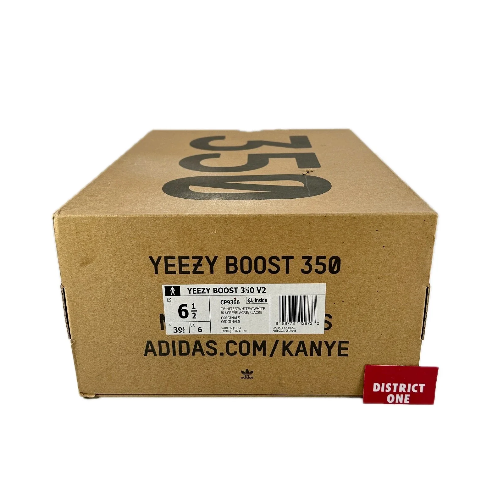 CP9366 Yeezy 350 V2 Cream White - 6.5 M (Soles Yellowing) - Image 7