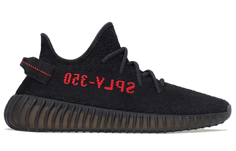 CP9652 adidas Yeezy Boost 350 V2 Black Red - Image 3