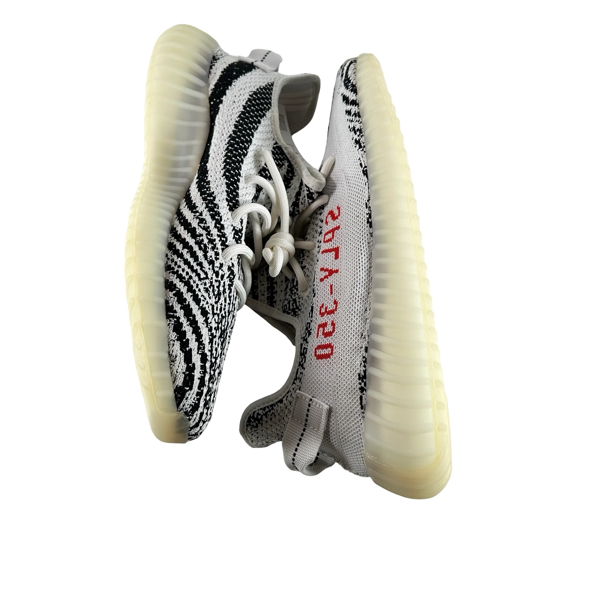 CP9654 Yeezy 350 V2 Zebra [CONDITIONAL] - 10.5 M (Yellowing) - Image 5