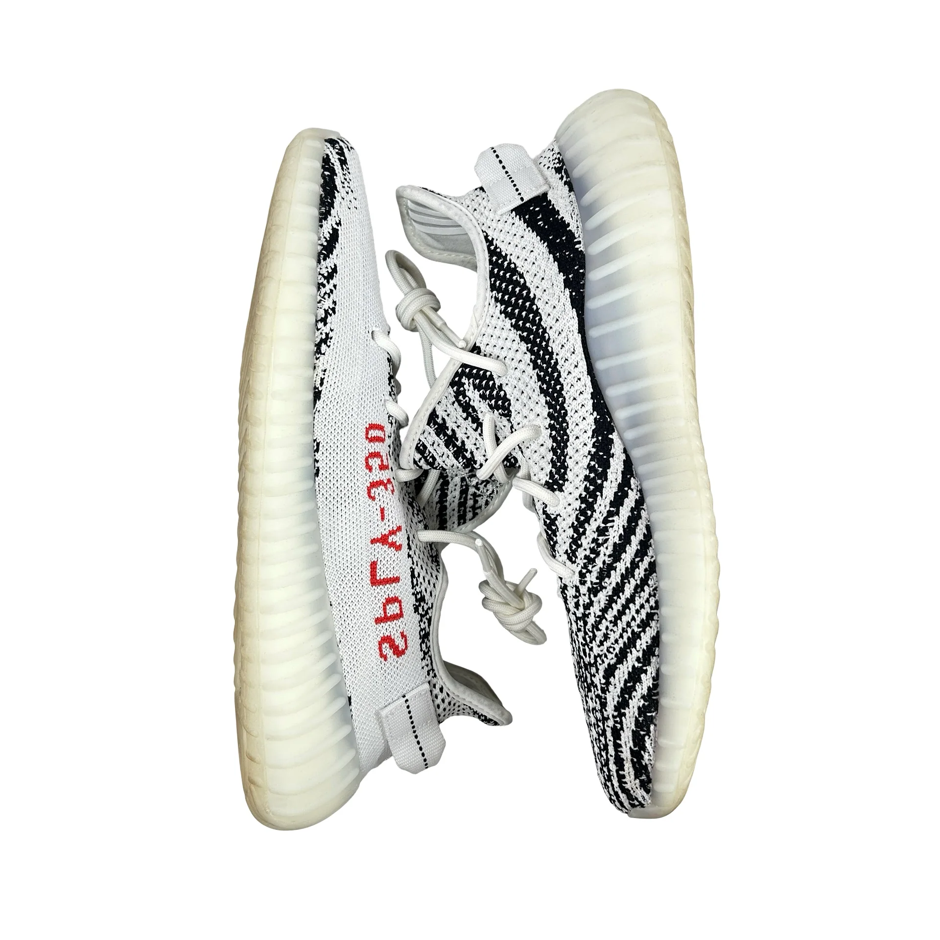 CP9654 Yeezy 350 V2 Zebra [USED] - 10 M (Used2) - Image 4