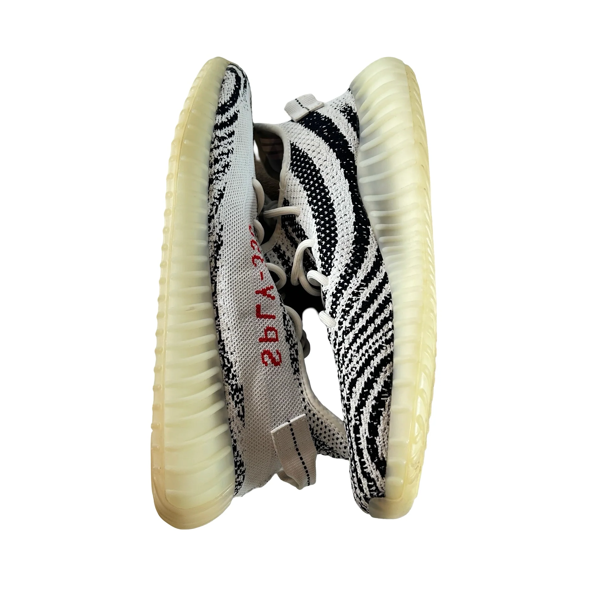 CP9654 Yeezy 350 V2 Zebra [USED] - 11.5 M (Used2) - Image 4