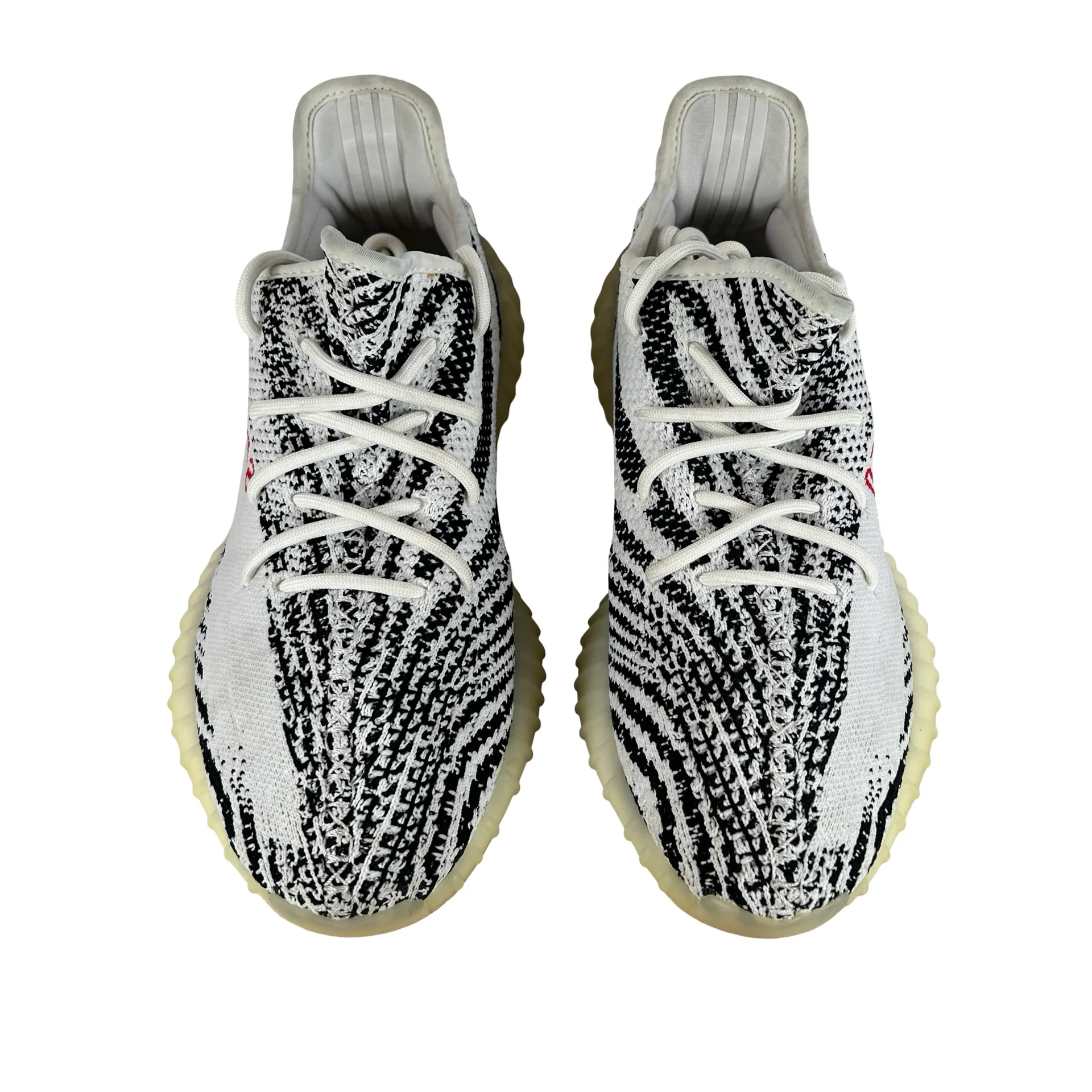 CP9654 Yeezy 350 V2 Zebra [USED] - 11 M (Used2) (No Box2) - Image 2