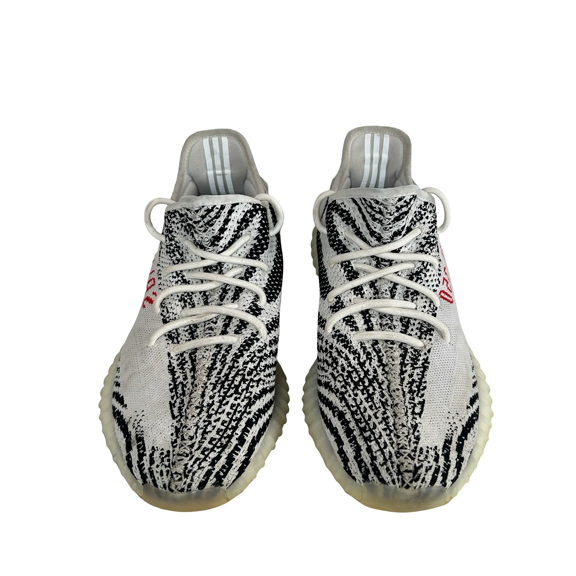 CP9654 Yeezy 350 V2 Zebra [USED] - 12 M (Used) (No Box) - Image 2
