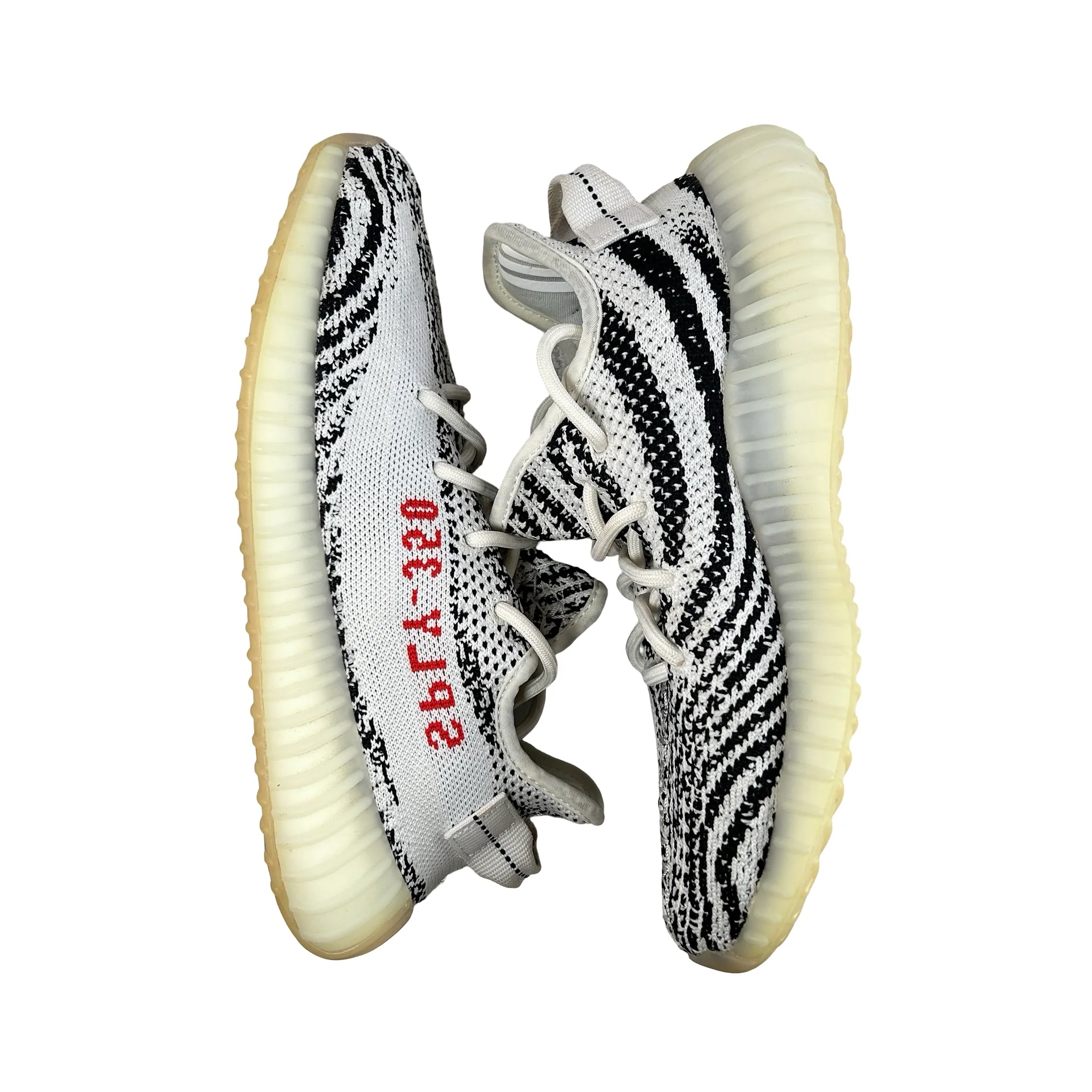CP9654 Yeezy 350 V2 Zebra [USED] - 6.5 M (Used) - Image 4