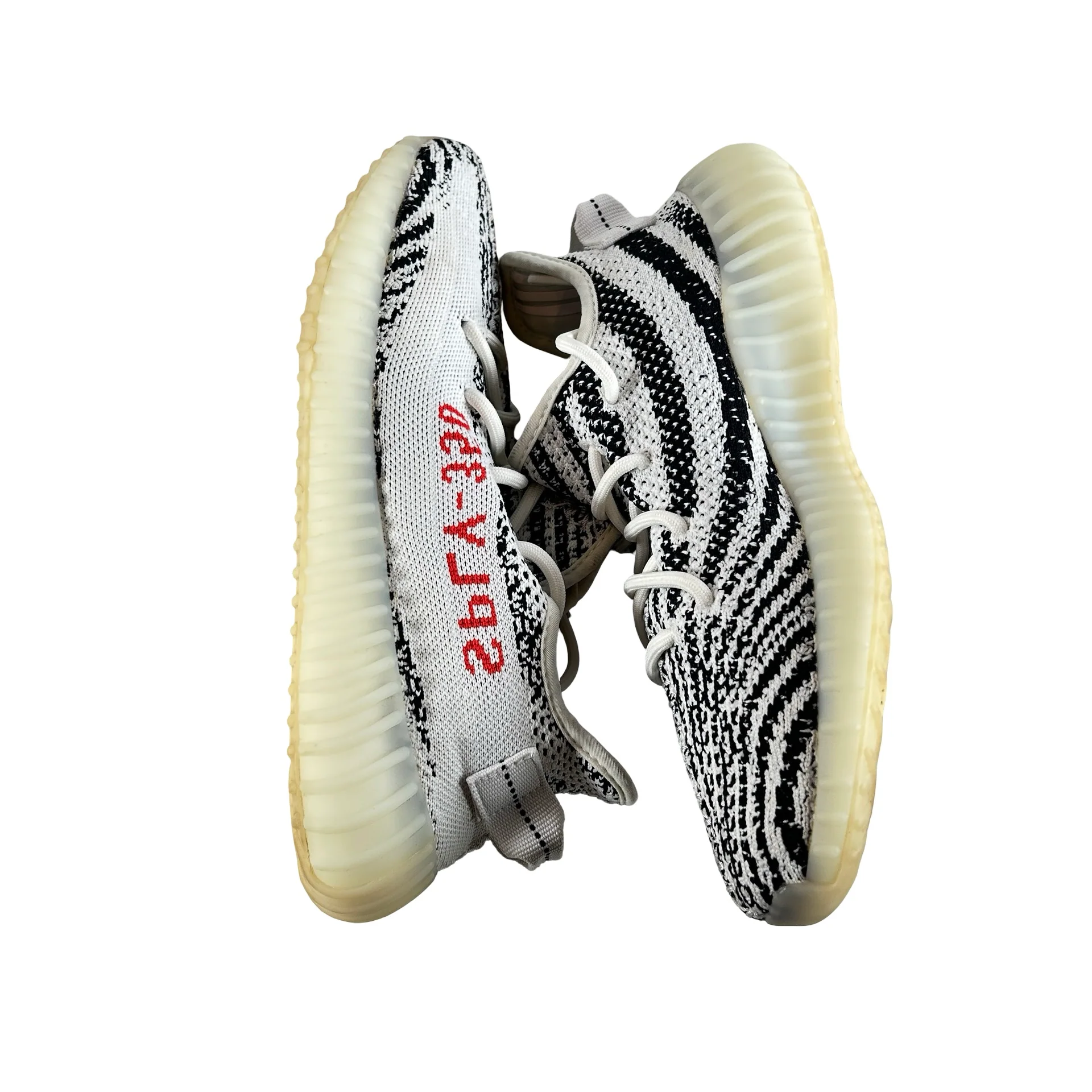CP9654 Yeezy 350 V2 Zebra [USED] - 7.5 M (Used) - Image 4