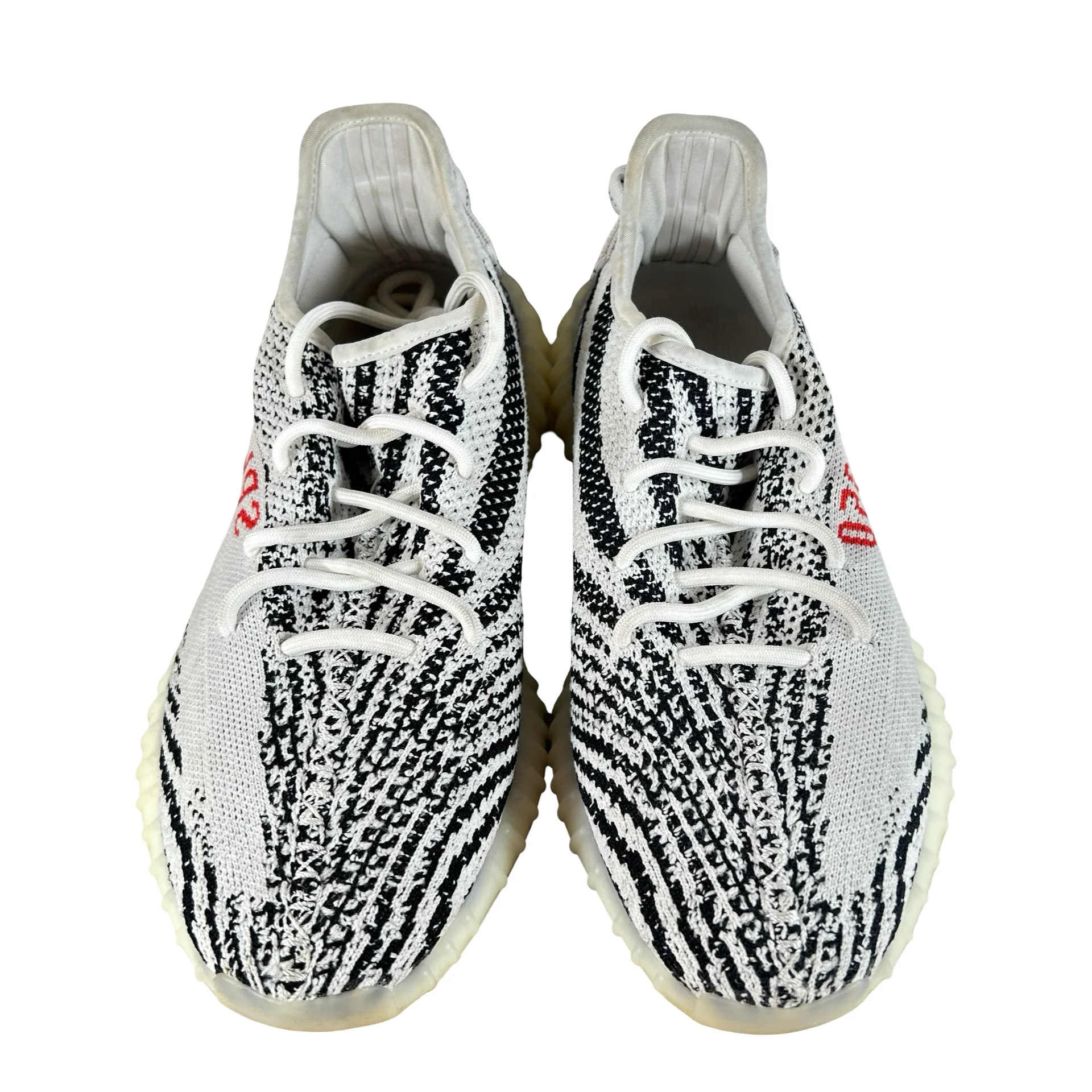 CP9654 Yeezy 350 V2 Zebra [USED] - 9.5 M (Used5) - Image 2