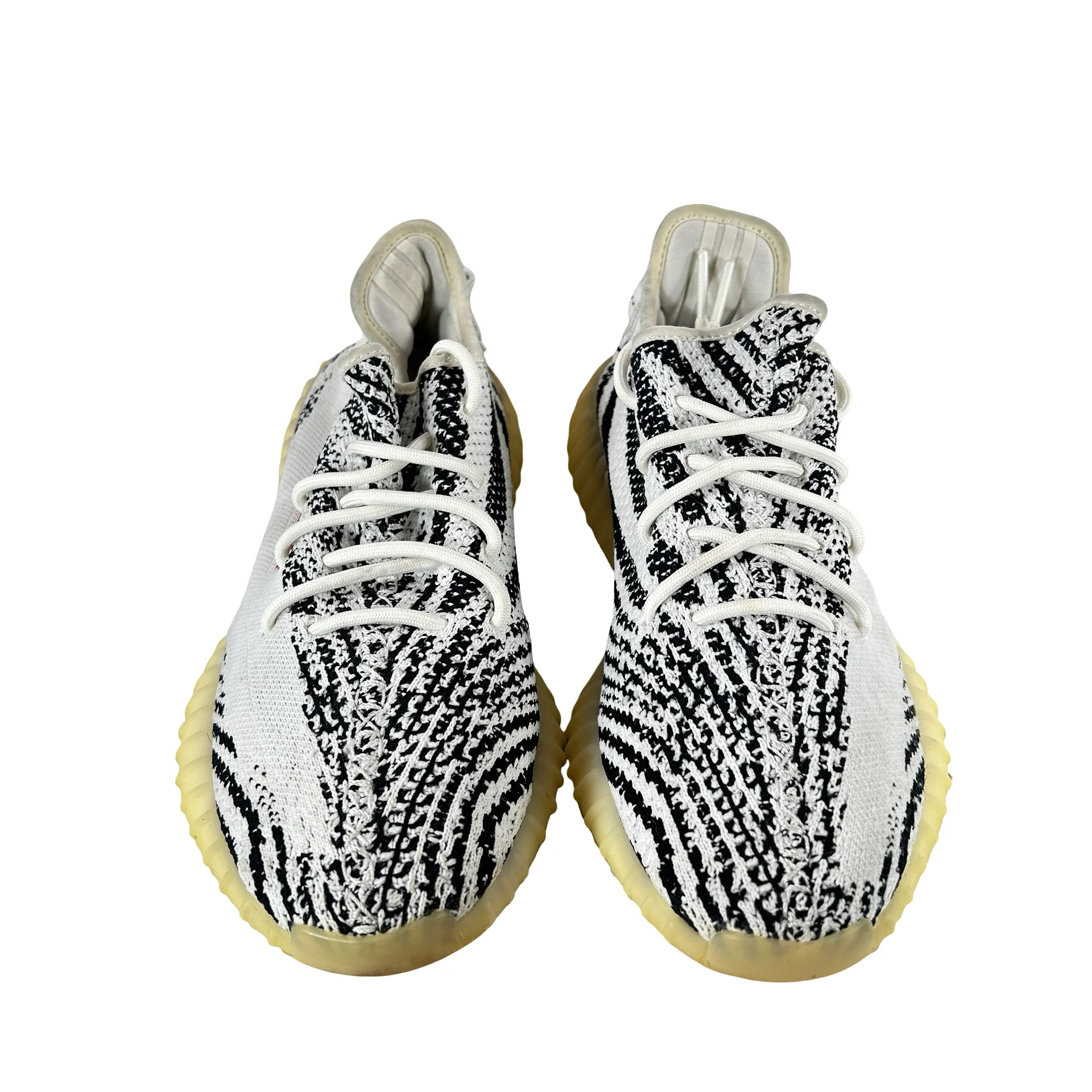 CP9654 Yeezy 350 V2 Zebra [USED] - 9 M (Used3) - Image 2