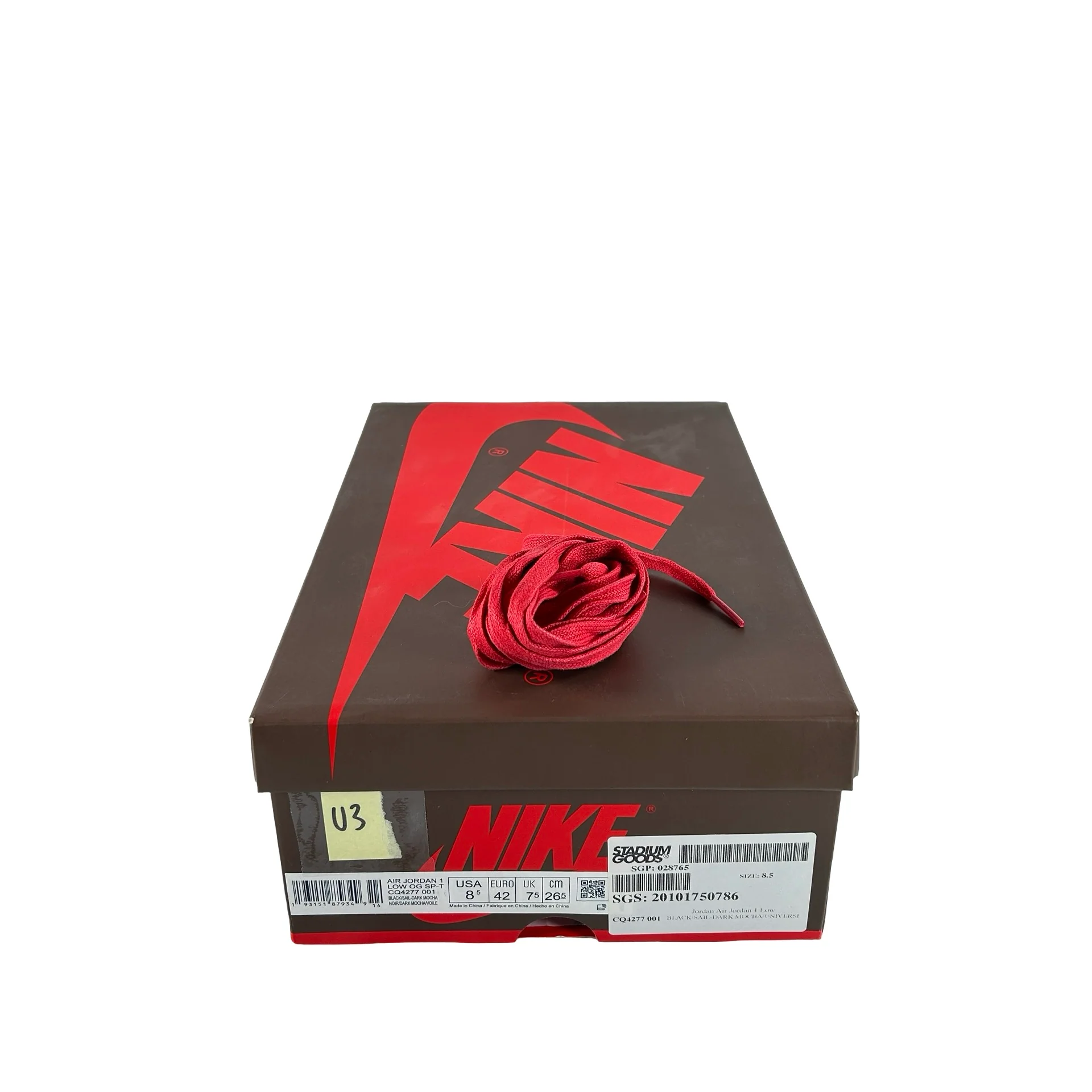 CQ4277 001 Jordan 1 Low Travis Scott Mocha [USED] - 8.5 M (Used3) - Image 7
