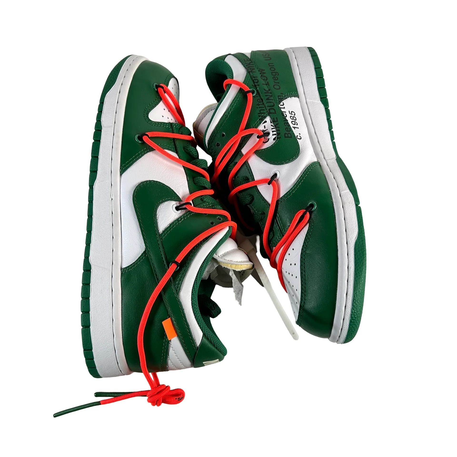 CT0856 100 Nike Dunk Low Off-White Green [USED] - 9.5 M (VNDS) - Image 4