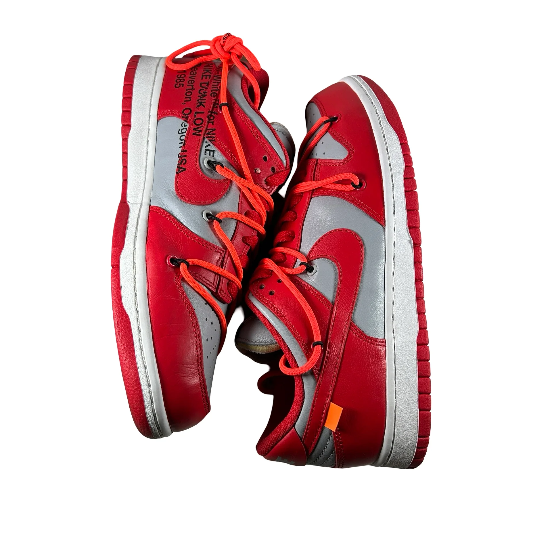 CT0856 600 Dunk Low Off-White Red [USED] - 8.5 M (Used) - Image 5