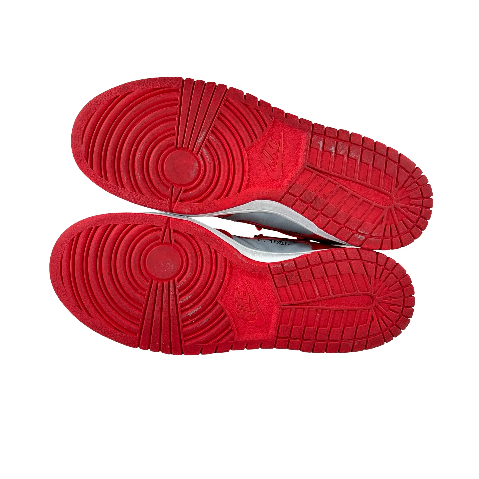 CT0856 600 Dunk Low Off-White Red [USED] - 8.5 M (Used) (No Box) - Image 6