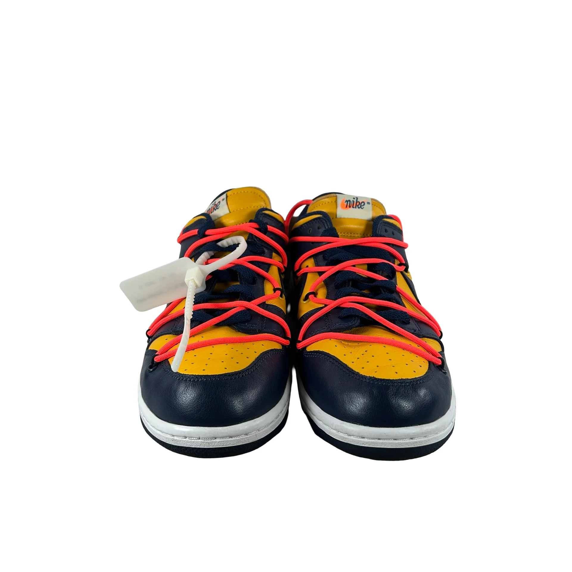 CT0856 700 Dunk Low Off-White University Gold [USED] - 9.5 M (VNDS) - Image 2