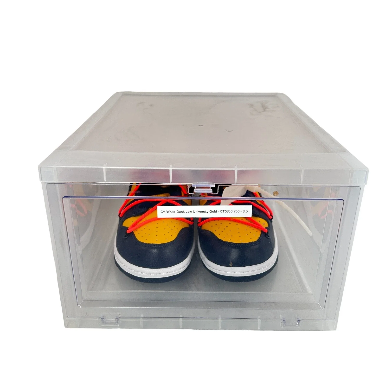 CT0856 700 Nike Dunk Low Off-White University Gold [REPLACE BOX] - Image 6