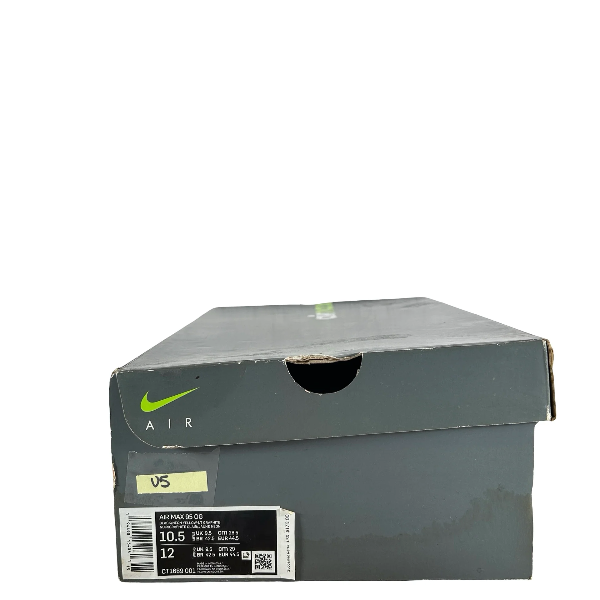 CT1689 001 Nike Air Max 95 OG Neon (2020) [USED] - 10.5 M (Used5) - Image 7