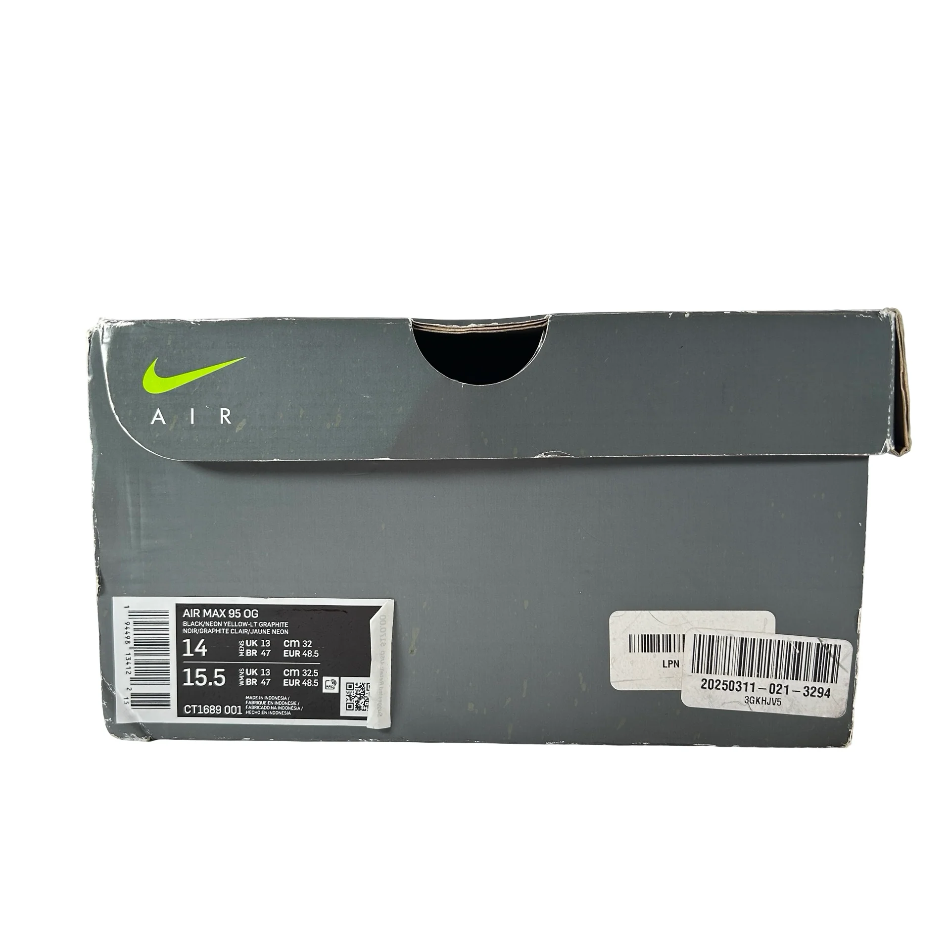 CT1689 001 Nike Air Max 95 OG Neon (2020) [USED] - 14 M (Used) - Image 7