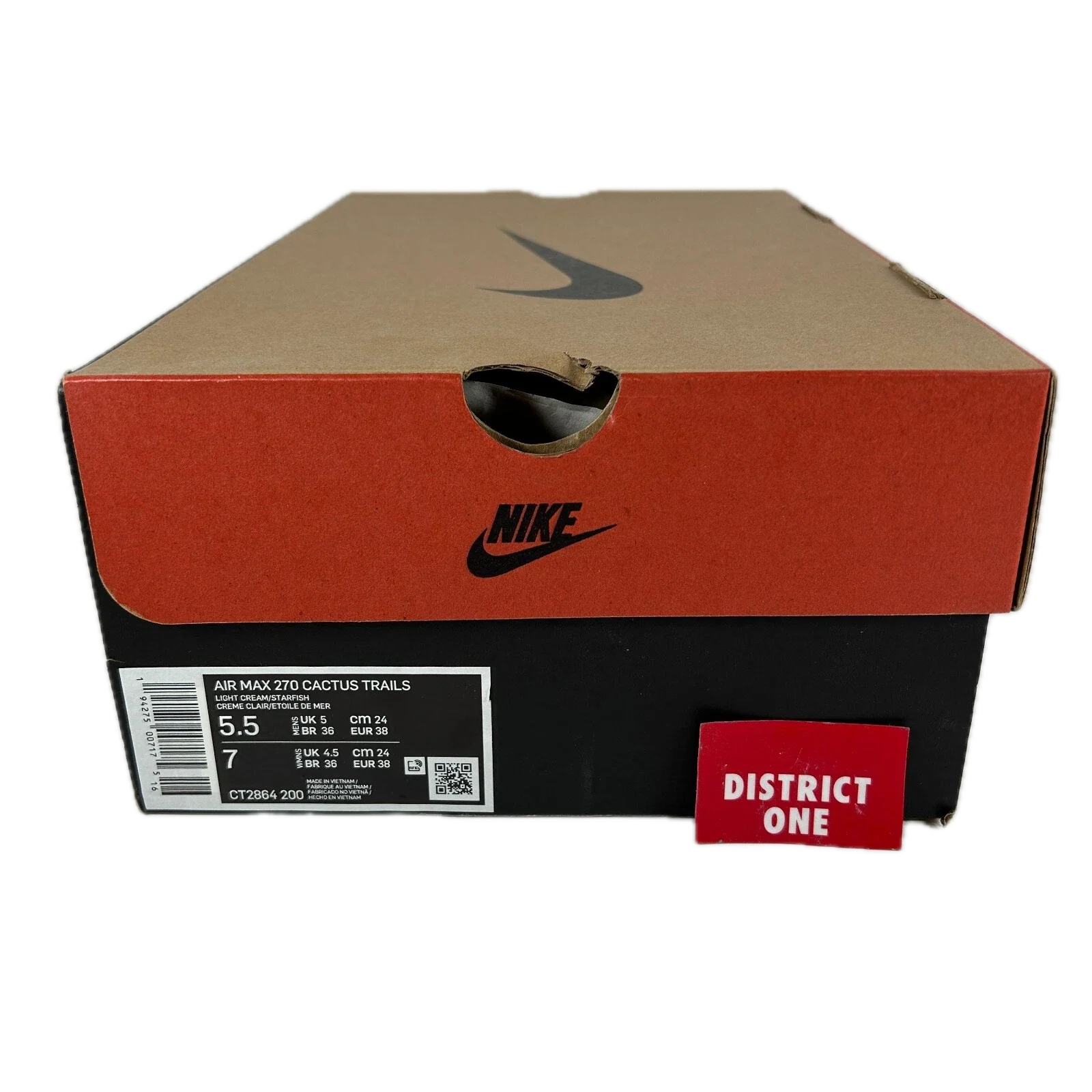 CT2864 200 Nike Air Max 270 React ENG Travis Scott Cactus Trails [USED] - 5.5 M (Used) - Image 7