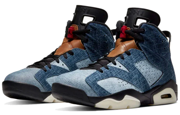 CT5350 401 Air Jordan 6 Retro Washed Denim - Image 3