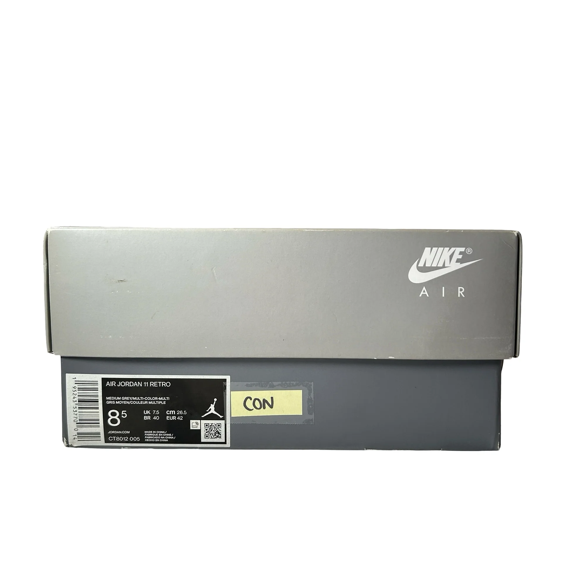 CT8012 005 Jordan 11 Retro Cool Grey (2021) [CONDITIONAL] - 8.5 M (Slight Yellowing) - Image 7