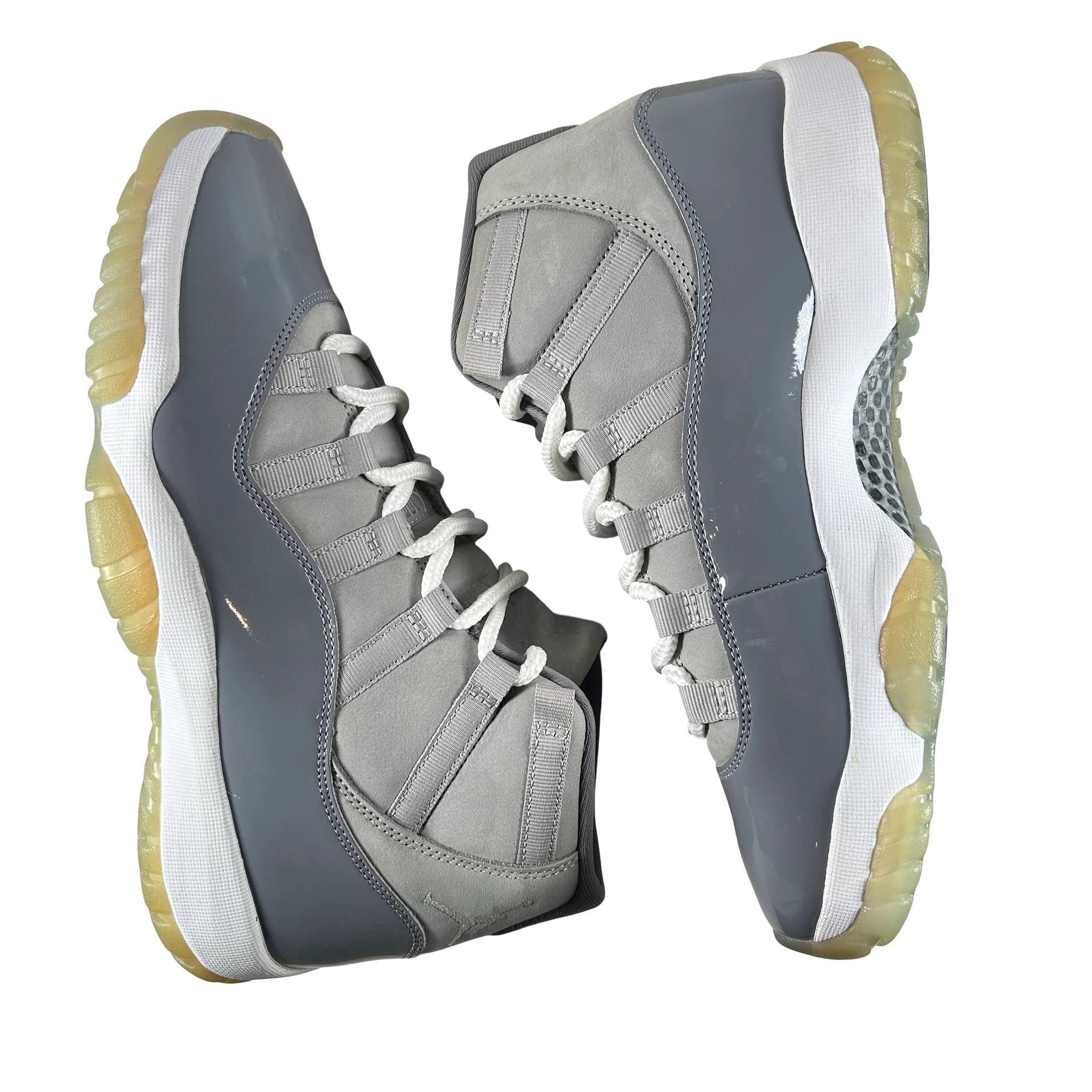 CT8012 005 Jordan 11 Retro Cool Grey (2021) [CONDITIONAL] - 9.5 M (Yellowing Soles) (No Box) - Image 4