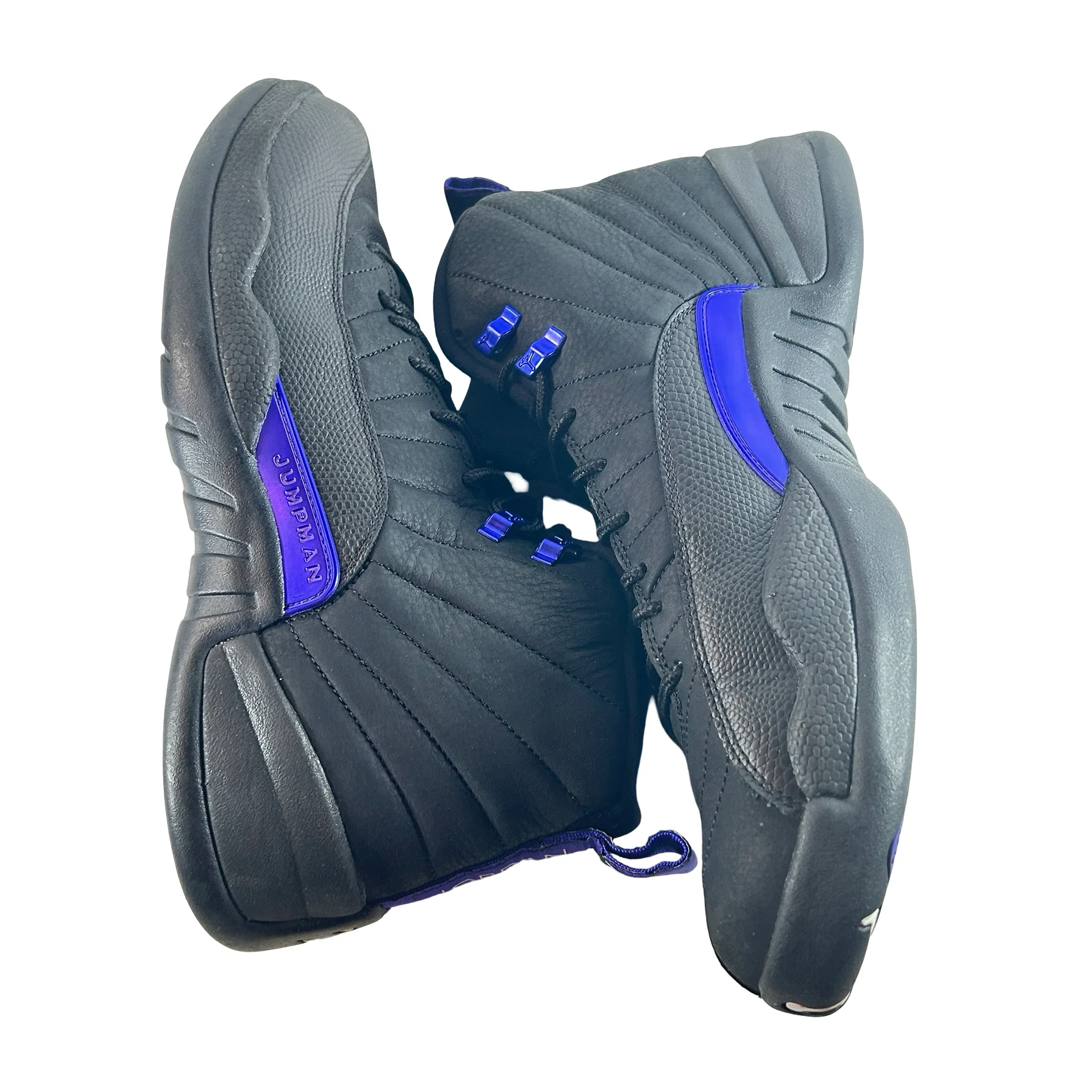 CT8013 005 Jordan 12 Retro Black Dark Concord [USED] - 13 M (Used) (No Box) - Image 4