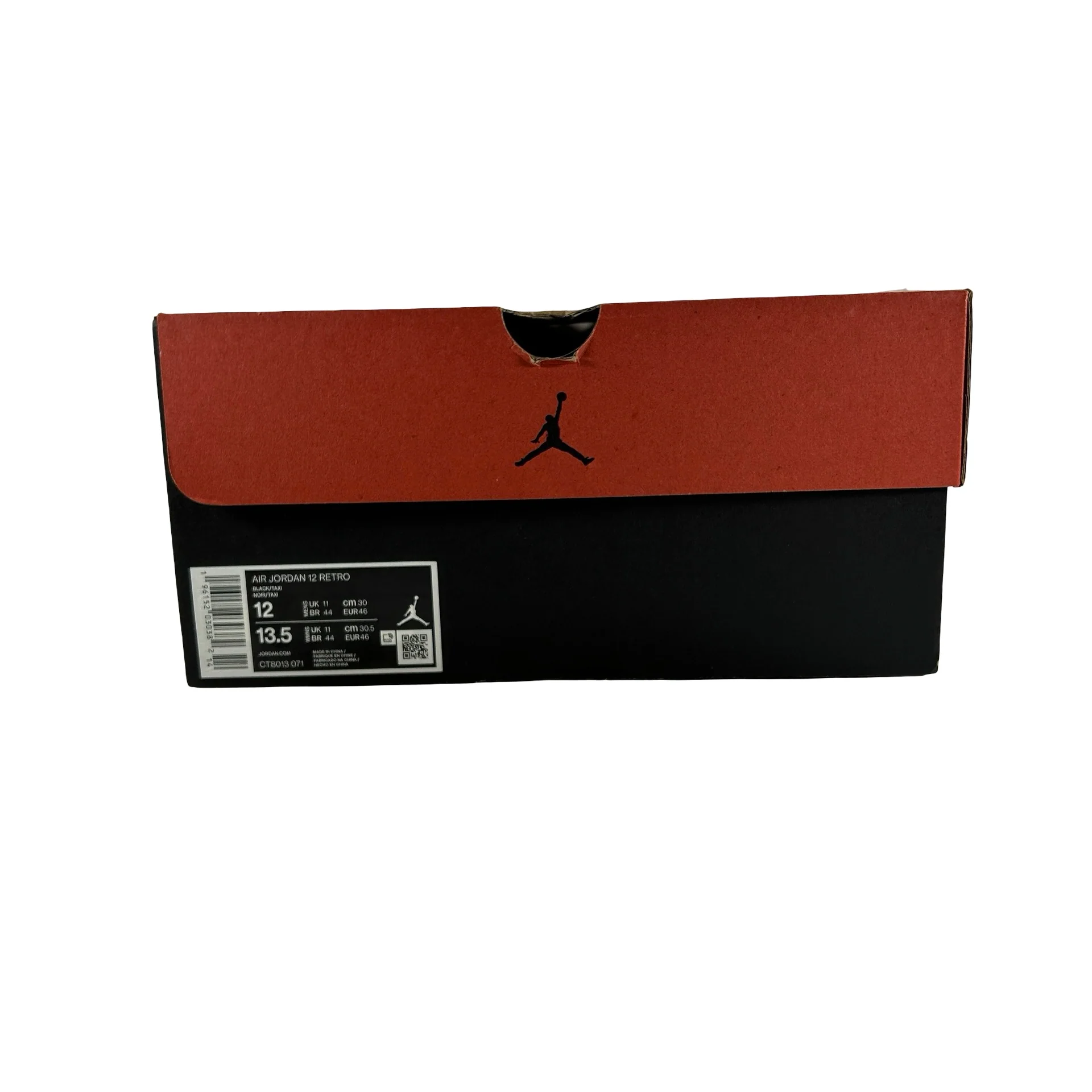 CT8013 071 Jordan 12 Retro Black Taxi [USED] - 12 M (Used) - Image 7