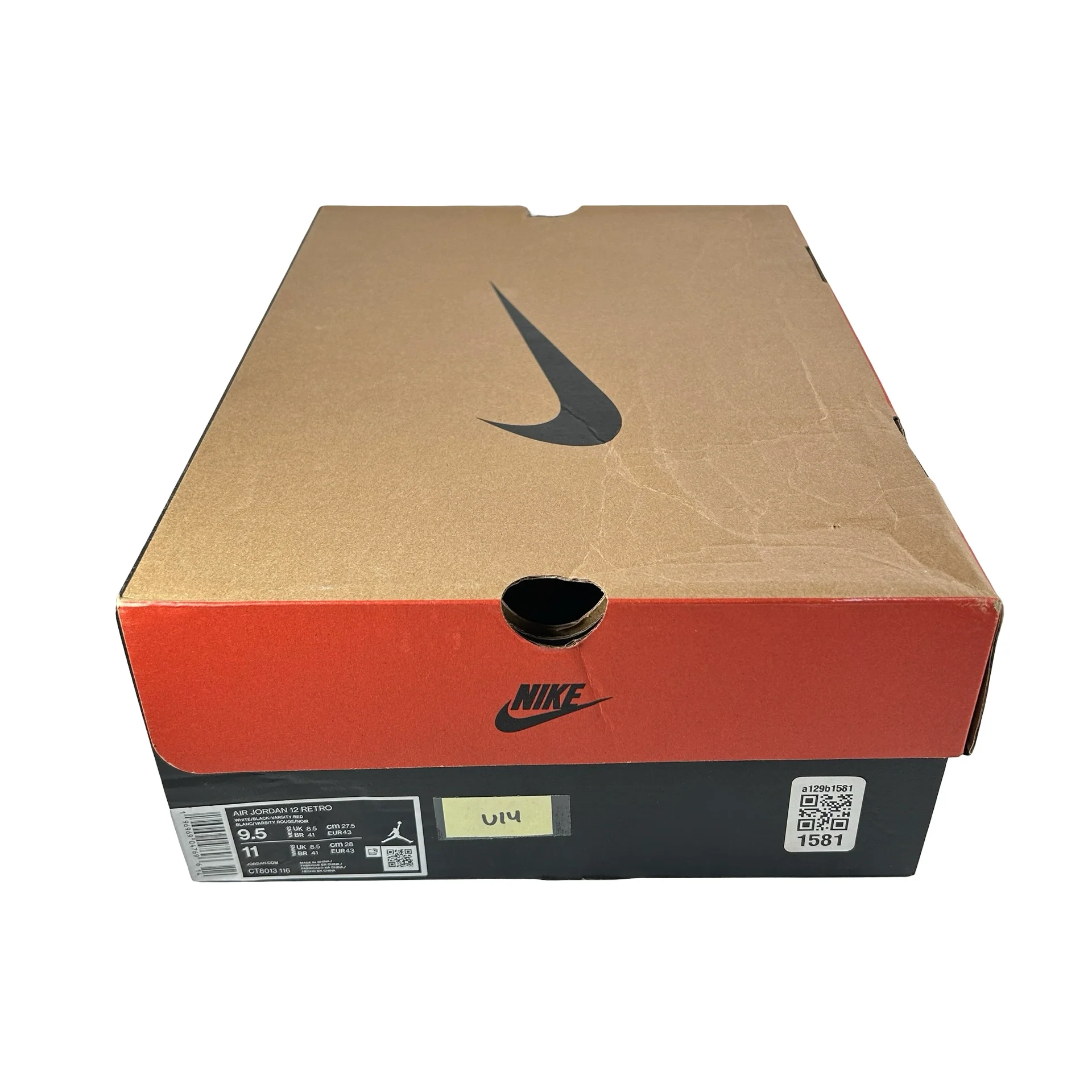 CT8013 116 Jordan 12 Retro Cherry (2023) [USED] - 9.5 M (Used14) - Image 7