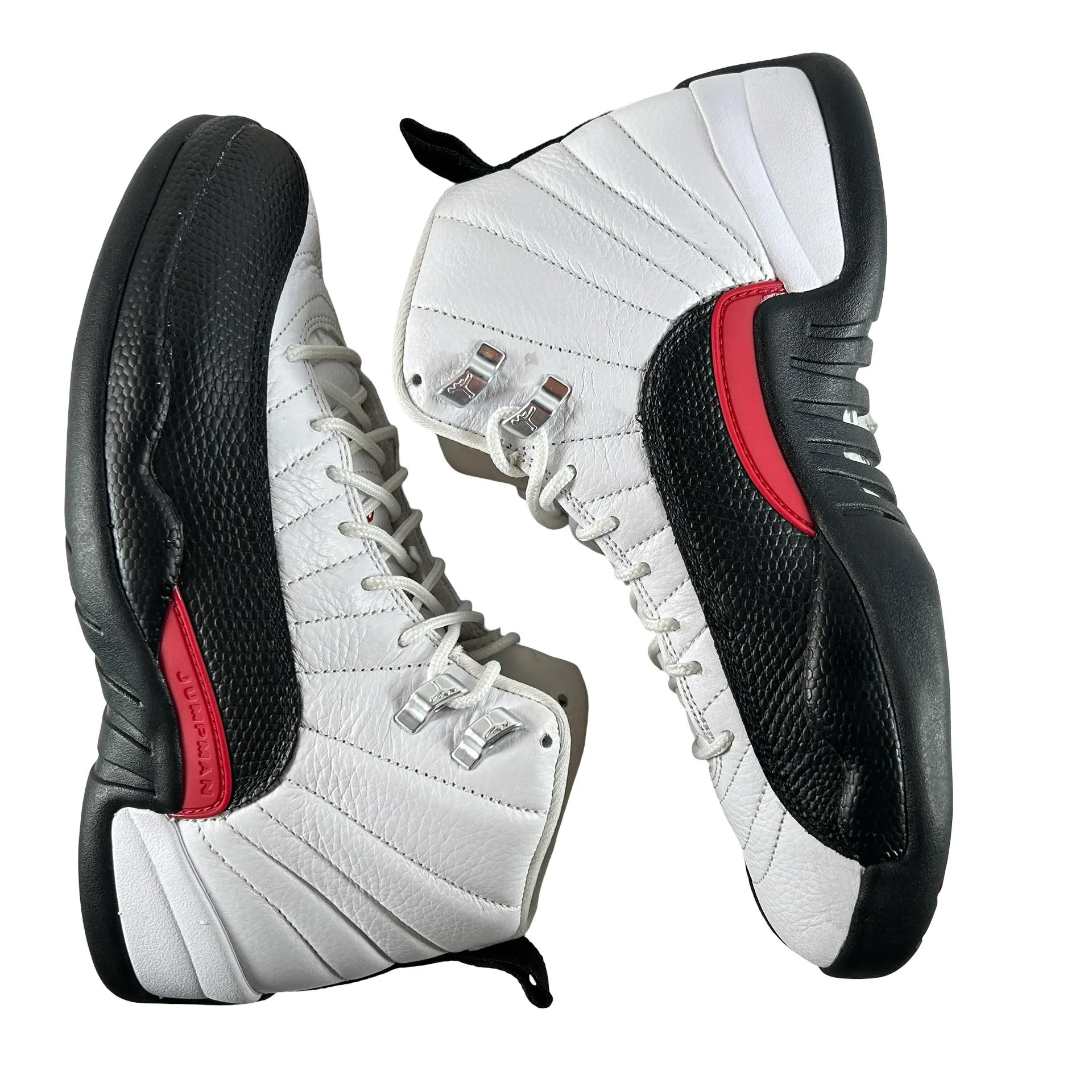 CT8013 162 Air Jordan 12 Red Taxi [USED] - 7.5 M (Used2) (No Box2) - Image 5