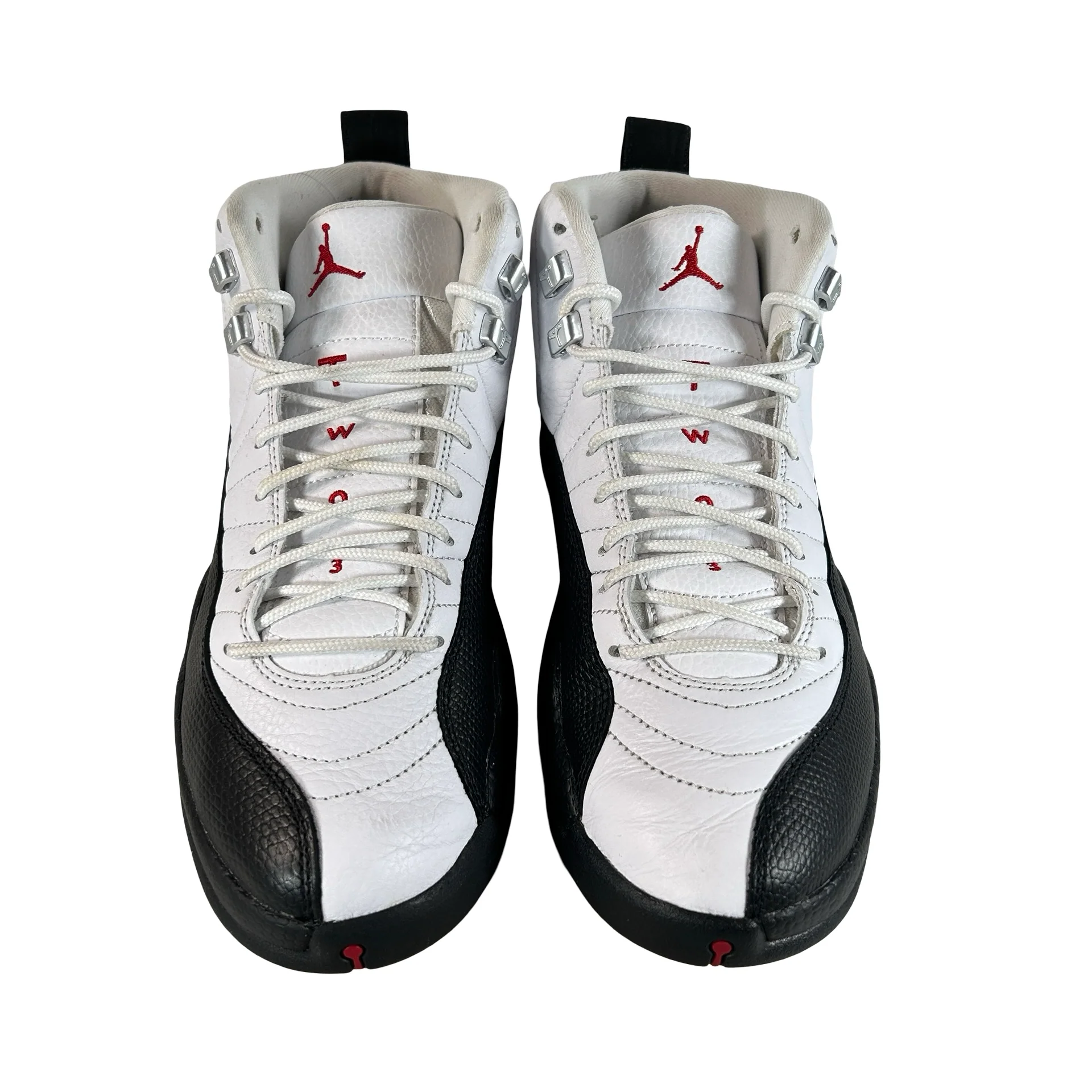 CT8013 162 Air Jordan 12 Red Taxi [USED] - 8.5 M (Used) - Image 2