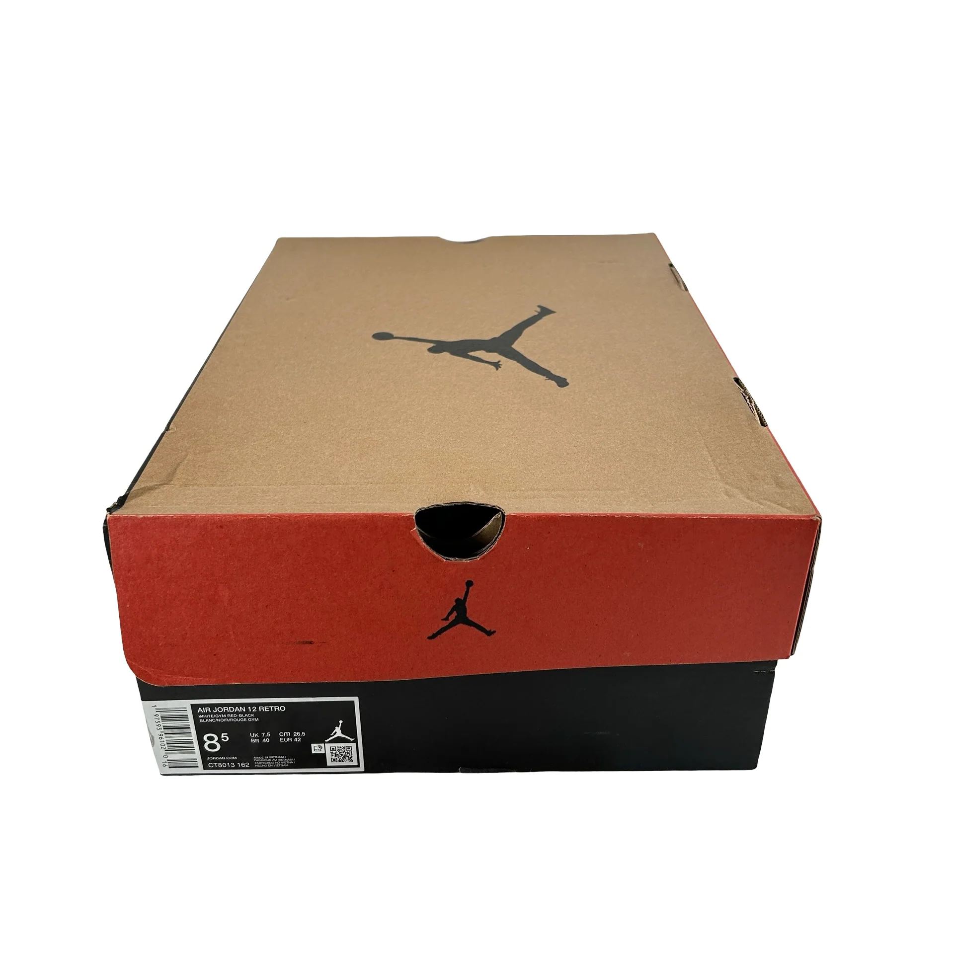 CT8013 162 Air Jordan 12 Red Taxi [USED] - 8.5 M (Used) - Image 7