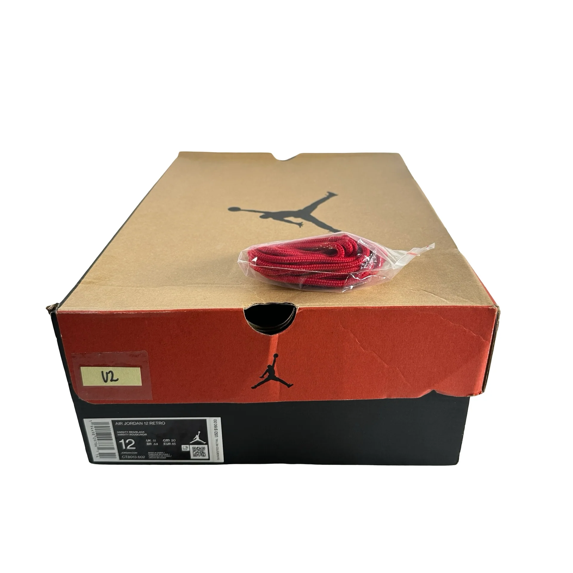 CT8013 602 Jordan 12 Retro Reverse Flu Game [USED] - 12 M (Used2) - Image 7