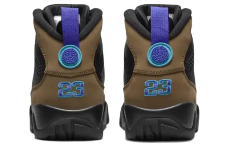 CT8019 034 Jordan 9 Retro Light Olive Concord [NO BOX] - Image 5